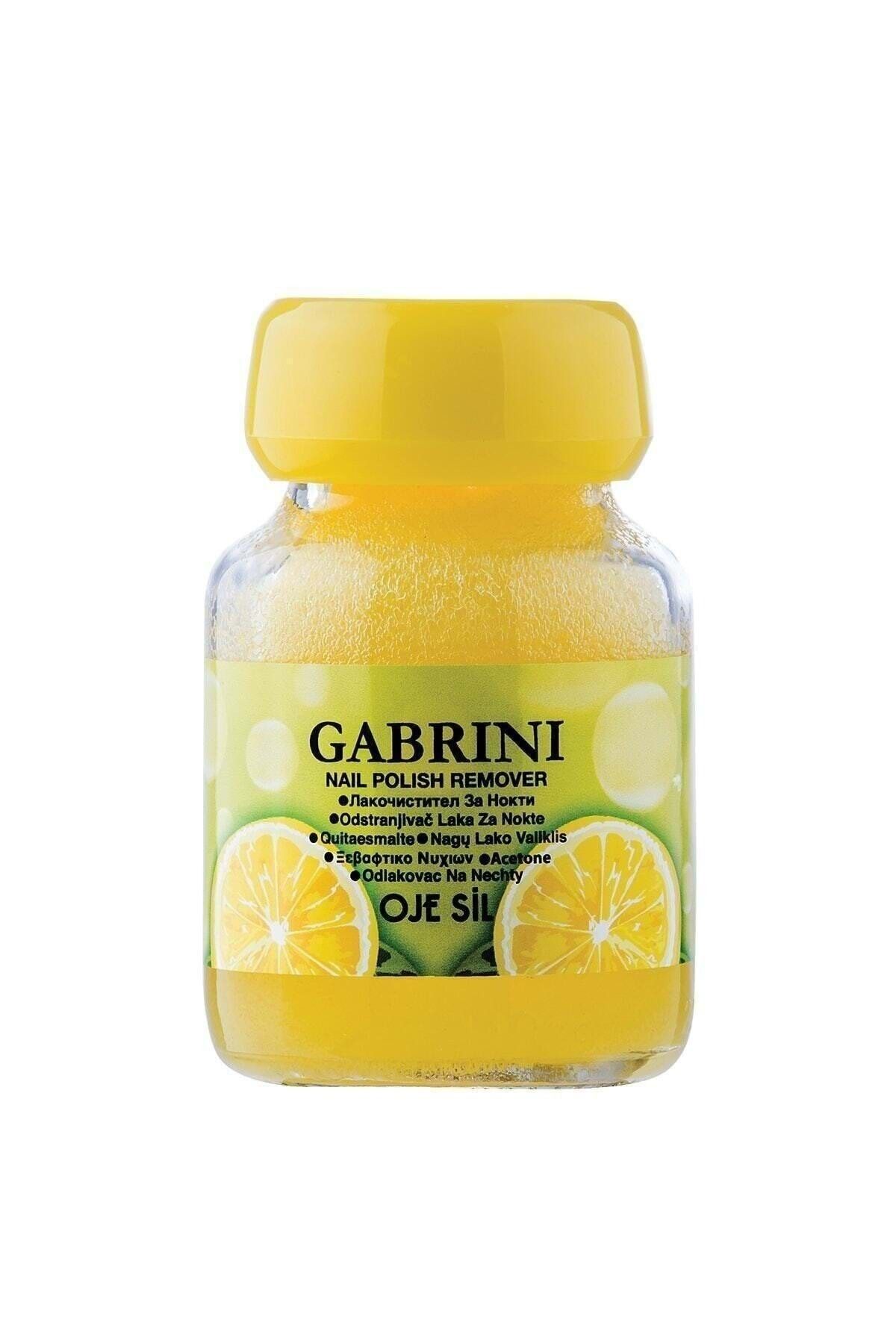 Gabrini Cam Şişe Aseton Limon