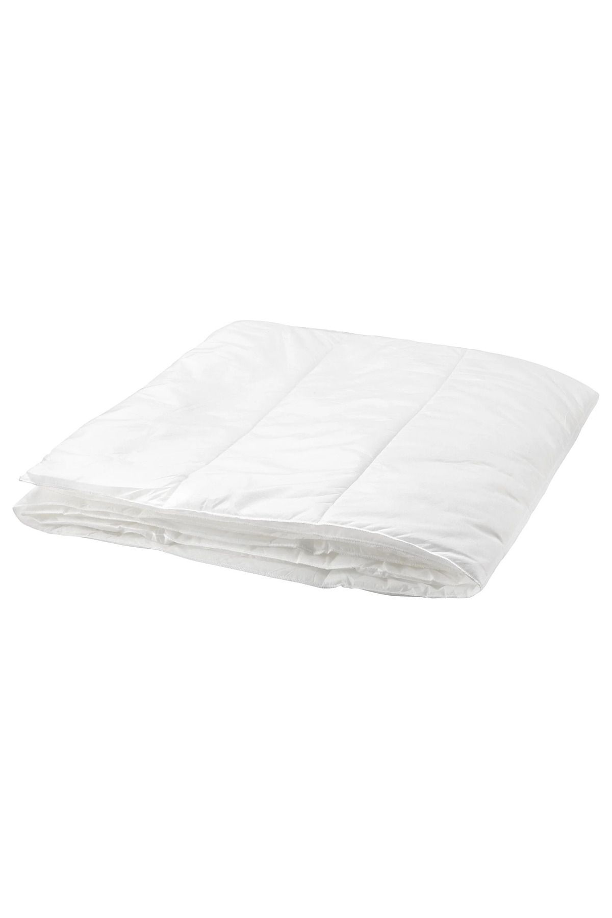 IKEA tek kişilik yorgan, beyaz, 150x200 cm, hafif sıcak tutar