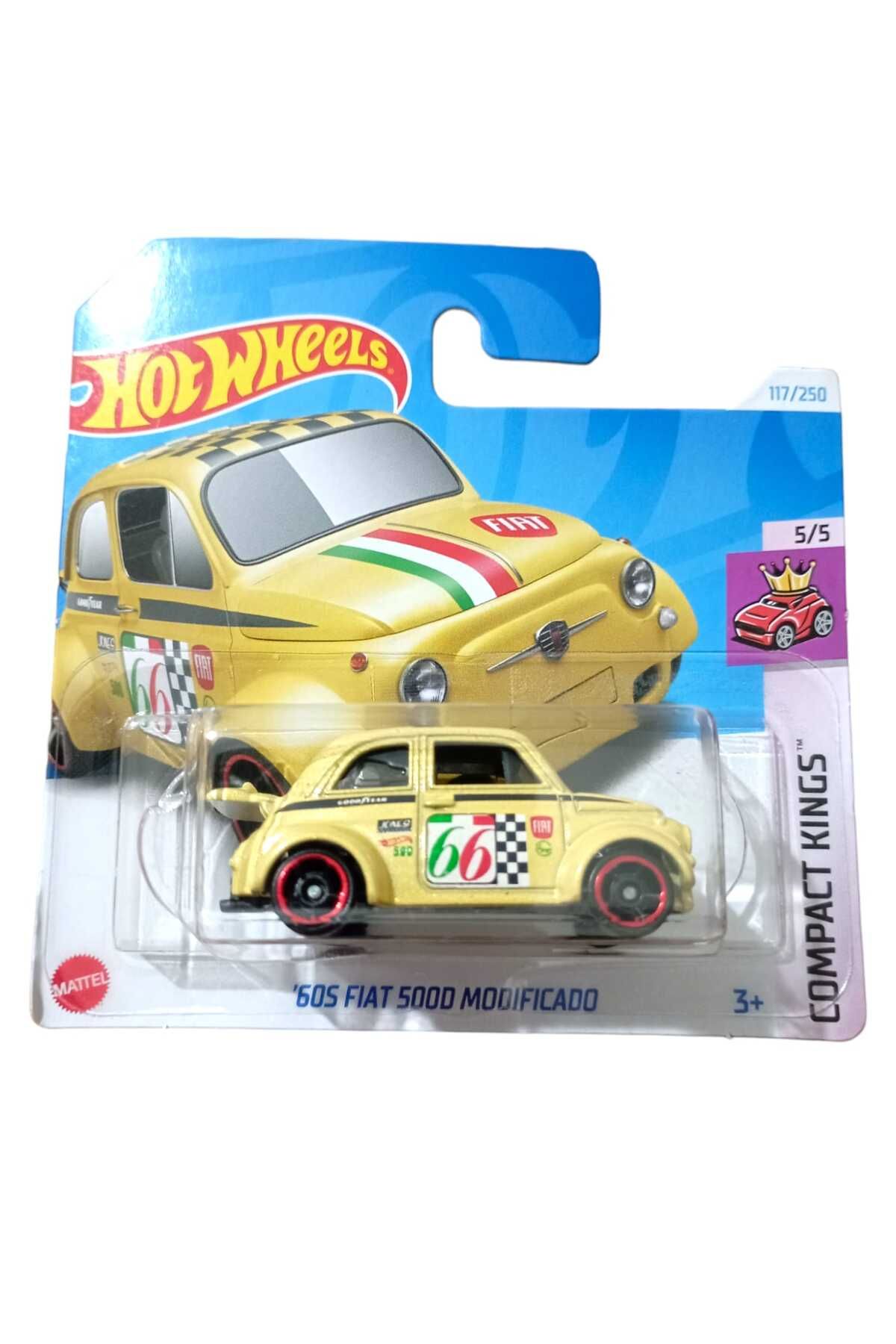 HOT WHEELS 60S FIAT 500D MODIFICADO  TEKLİ ARABALAR 2024 SERİSİ ORİJİNAL HOT WHEELS y058