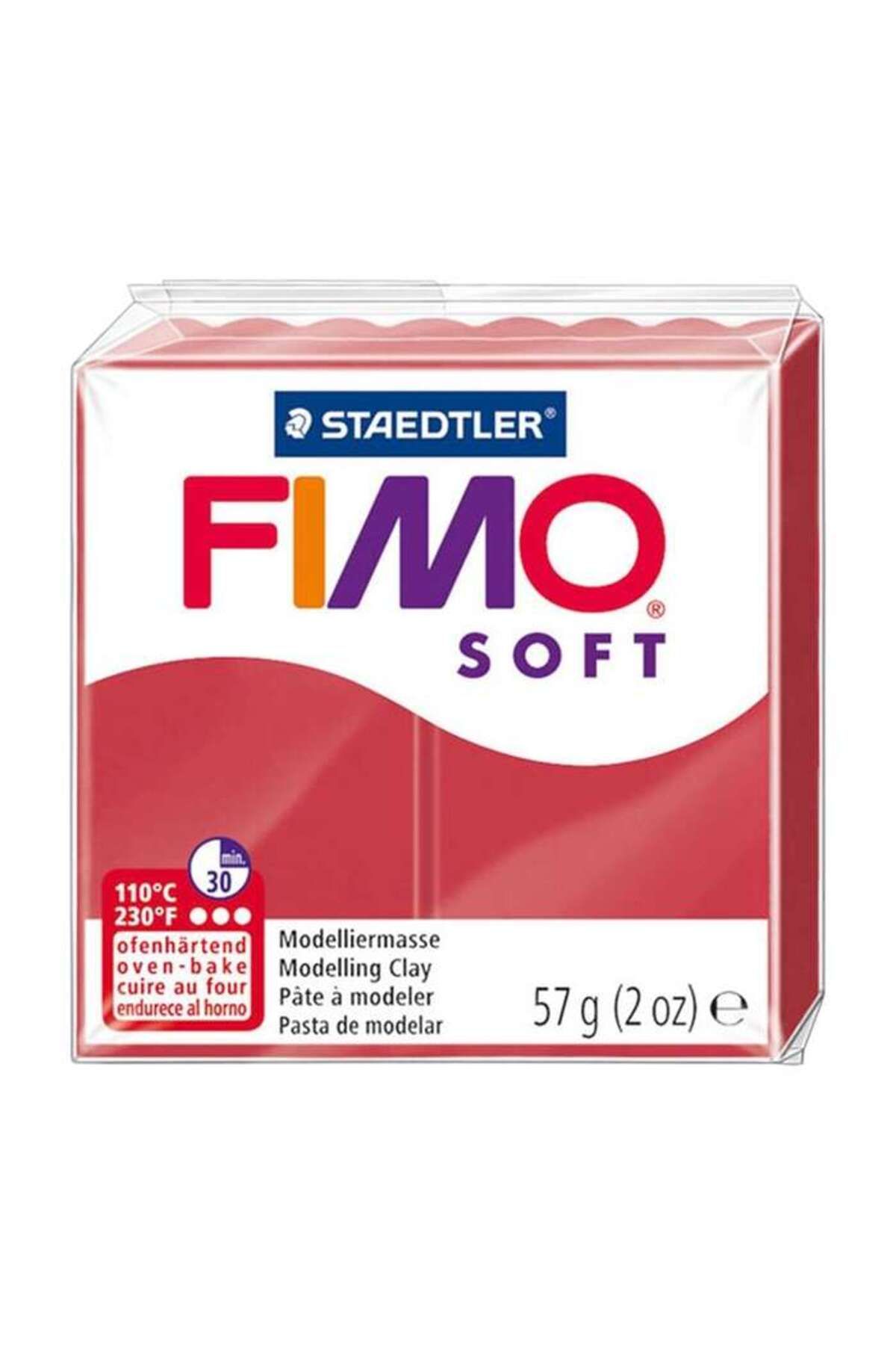 Staedtler Fimo Soft Polimer Kil Cherry Red 57 g