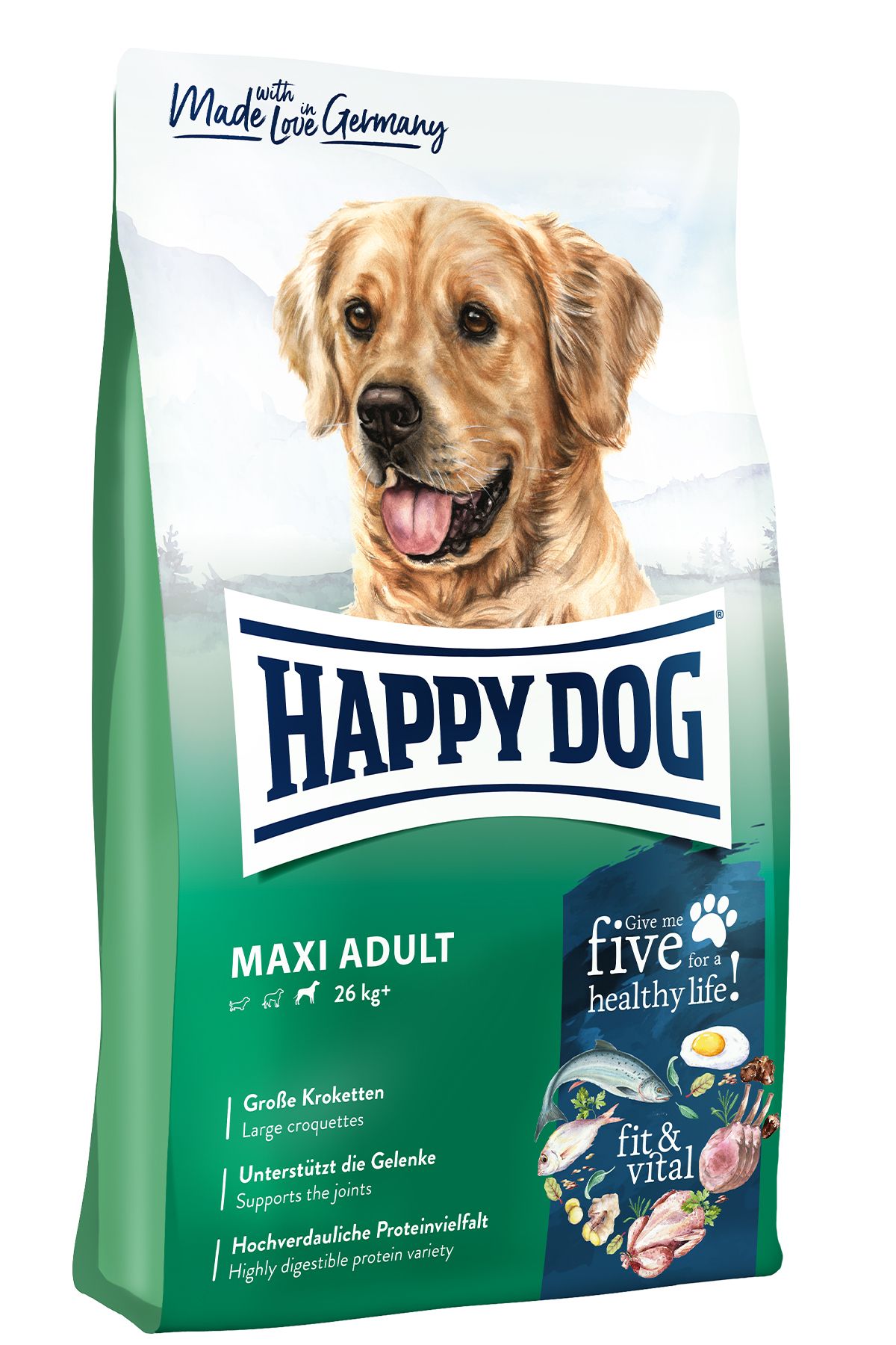 Happy Dog Supreme Fit & Well Adult Maxi Yetişkin Köpek Maması 14 Kg