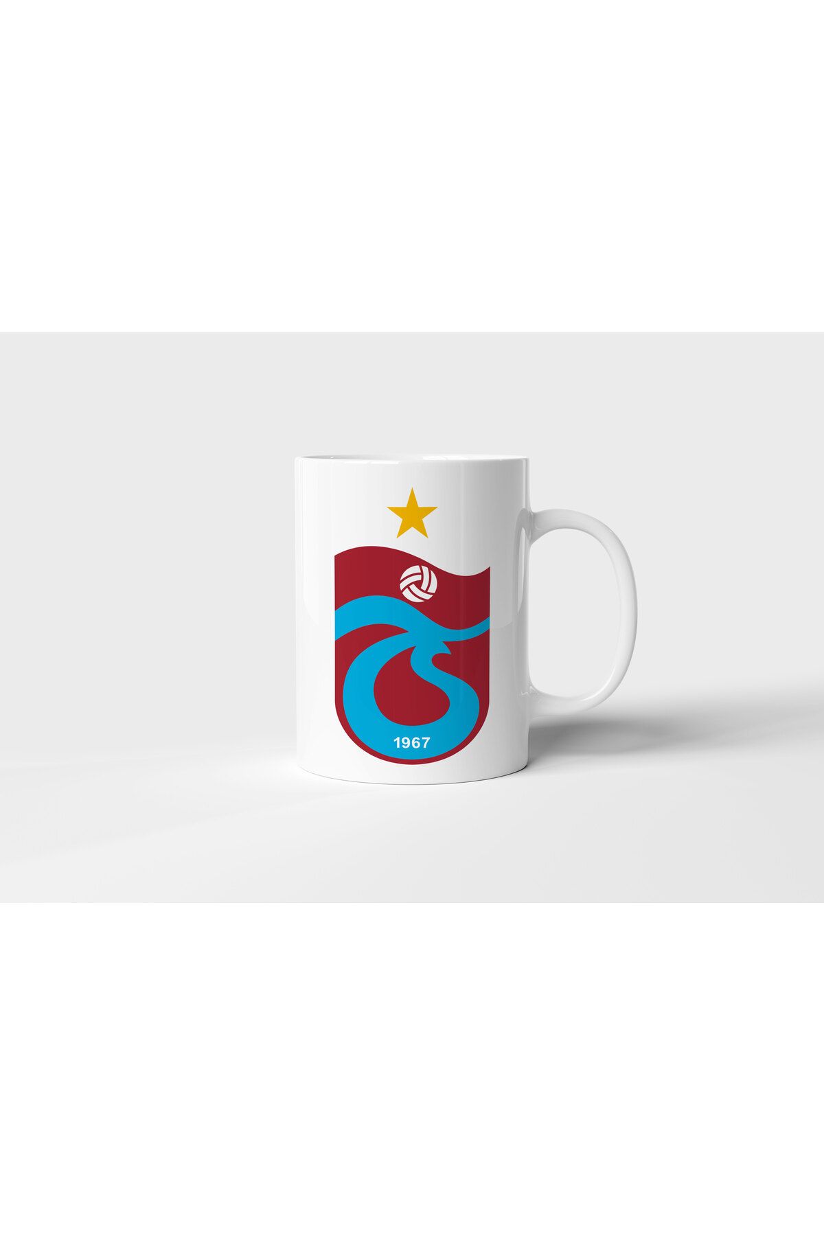 Promosyonum Trabzonspor Taraftarına Özel Baskılı Beyaz Kupa Bardak - Promosyon Dünyam