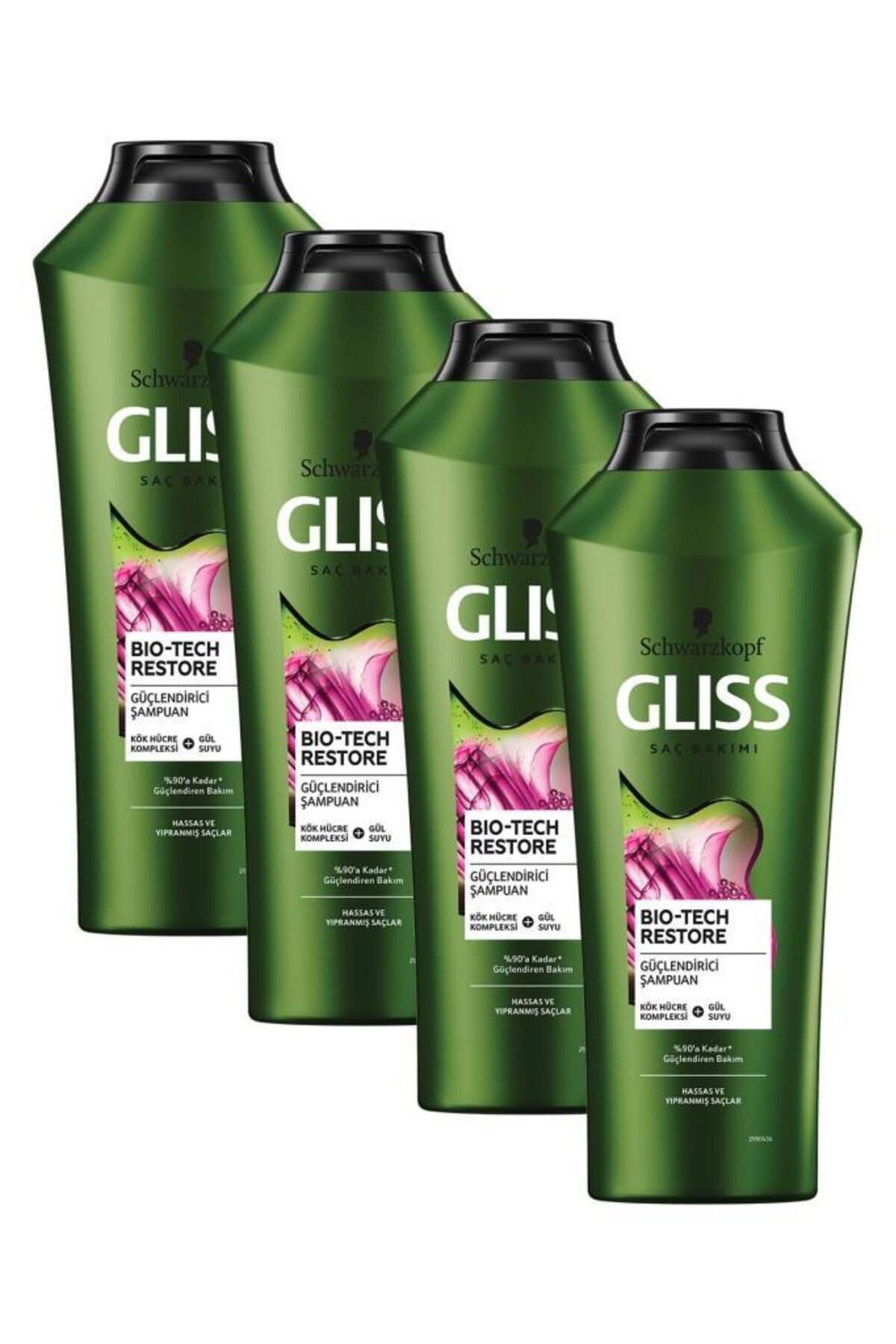 Gliss Bio-tech Güçlendirici Şampuan 360 ml X 4 Adet