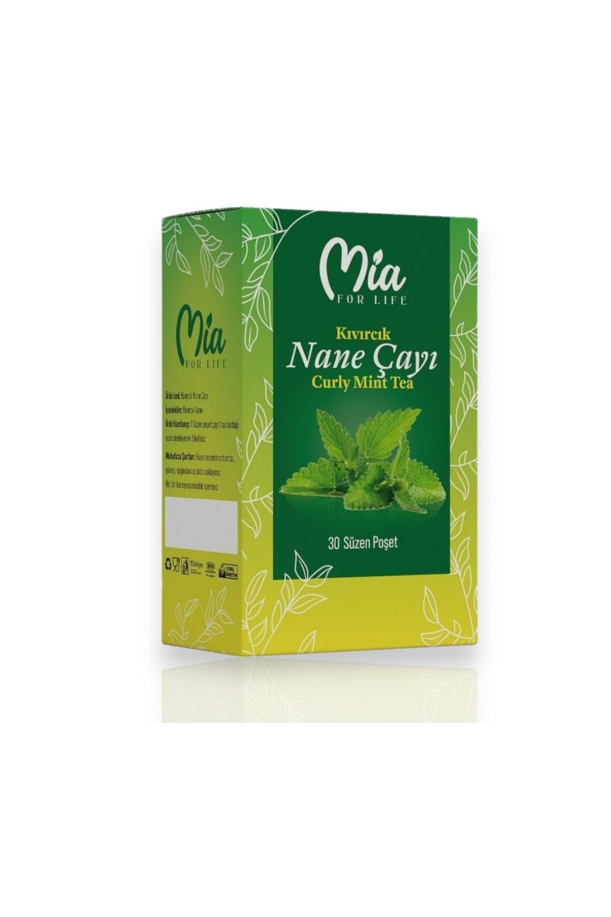 Mia For Life Spearmint Tea Kıvırcık Nane Çayı 30 Süzen Poşet