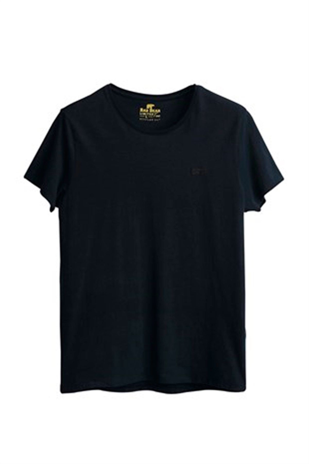 Bad Bear Solid Ks T-shirt Lacivert Basic King Size Erkek Tişört
