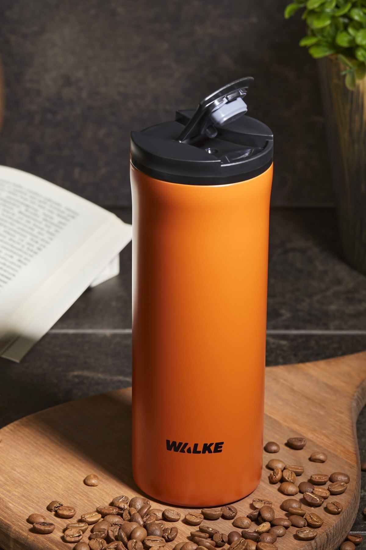 Walke Premium Çift Katmanlı Paslanmaz Çelik Termos Bardak Kahve Çay Termosu 400 ml Luxury