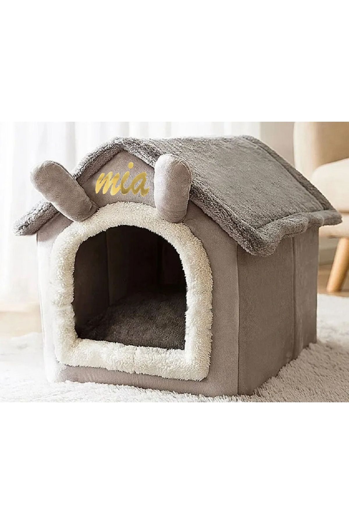 pericat petshop pericat villa kedi & köpek evi yatağı özel tasarım hediyeli