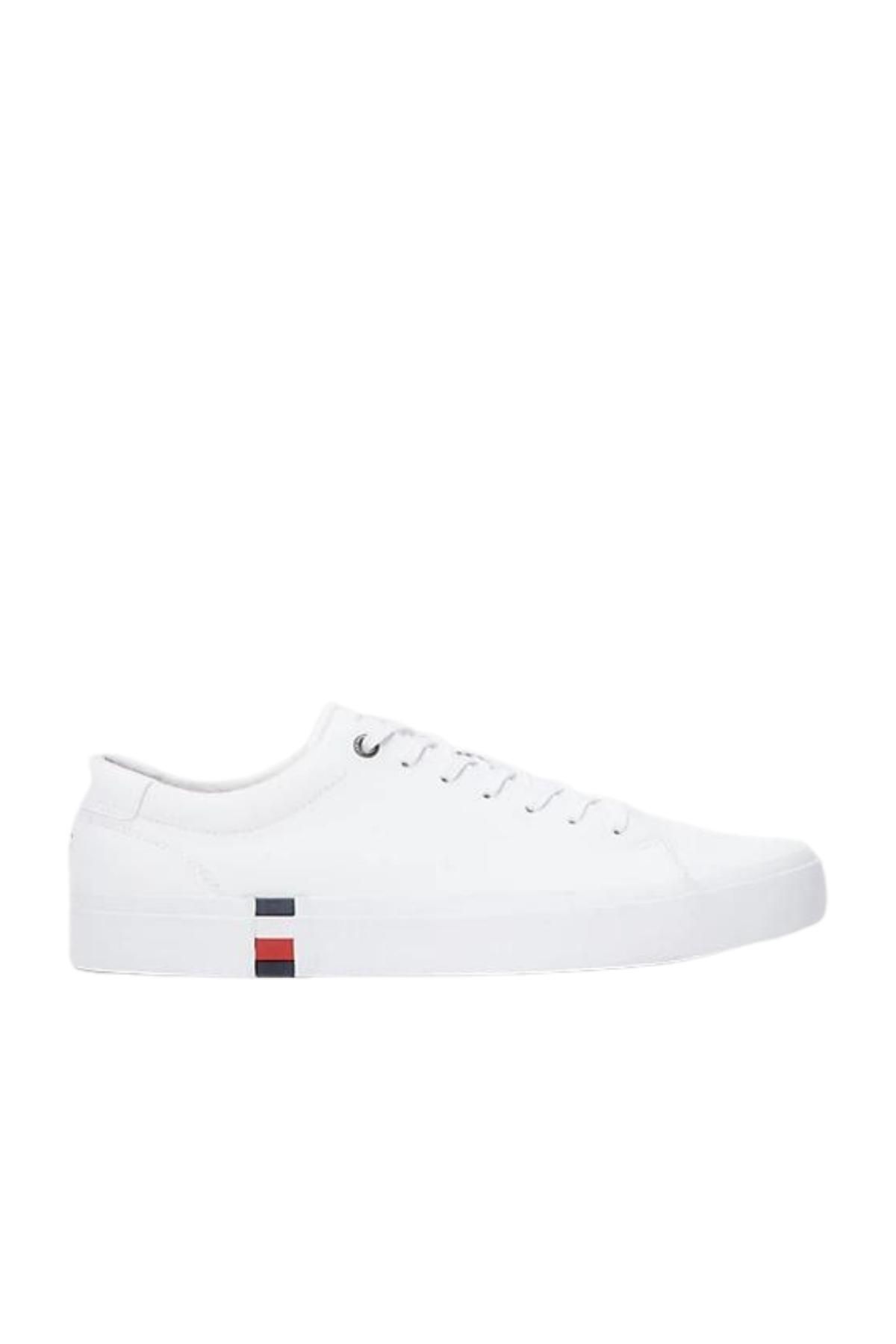Tommy Hilfiger Corporate Leather Detail Vulc