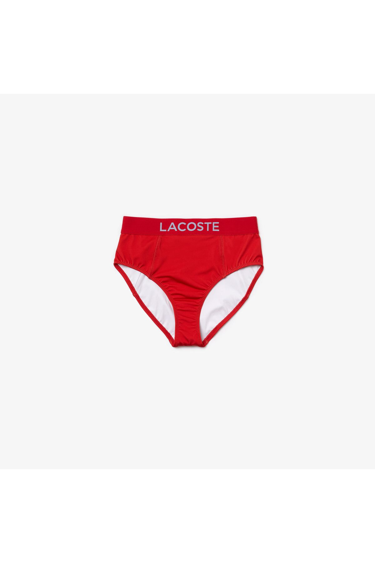 Lacoste Kadın Baskılı Kırmızı Bikini Altı