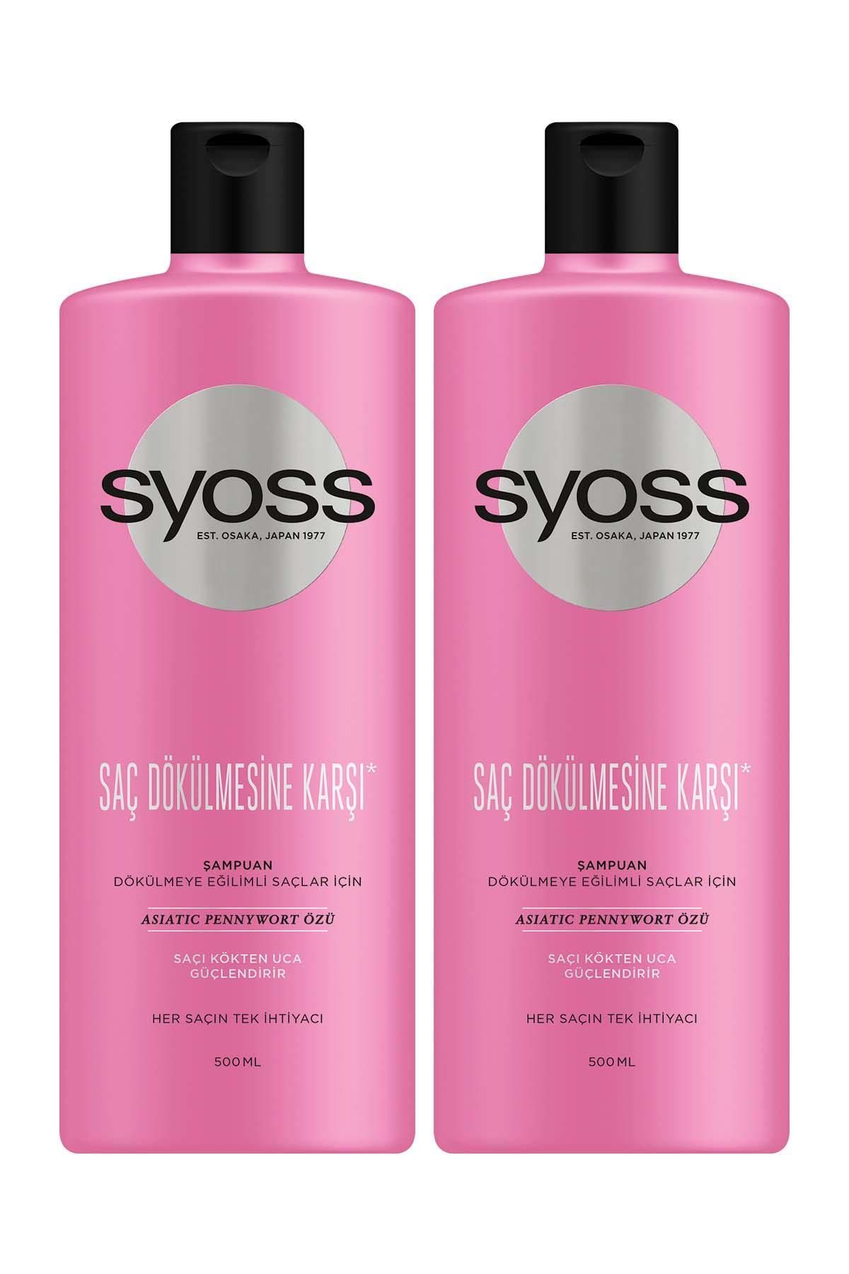 Syoss Saç Dökülmesine Karşı Şampuan 500 ml X 2 Adet
