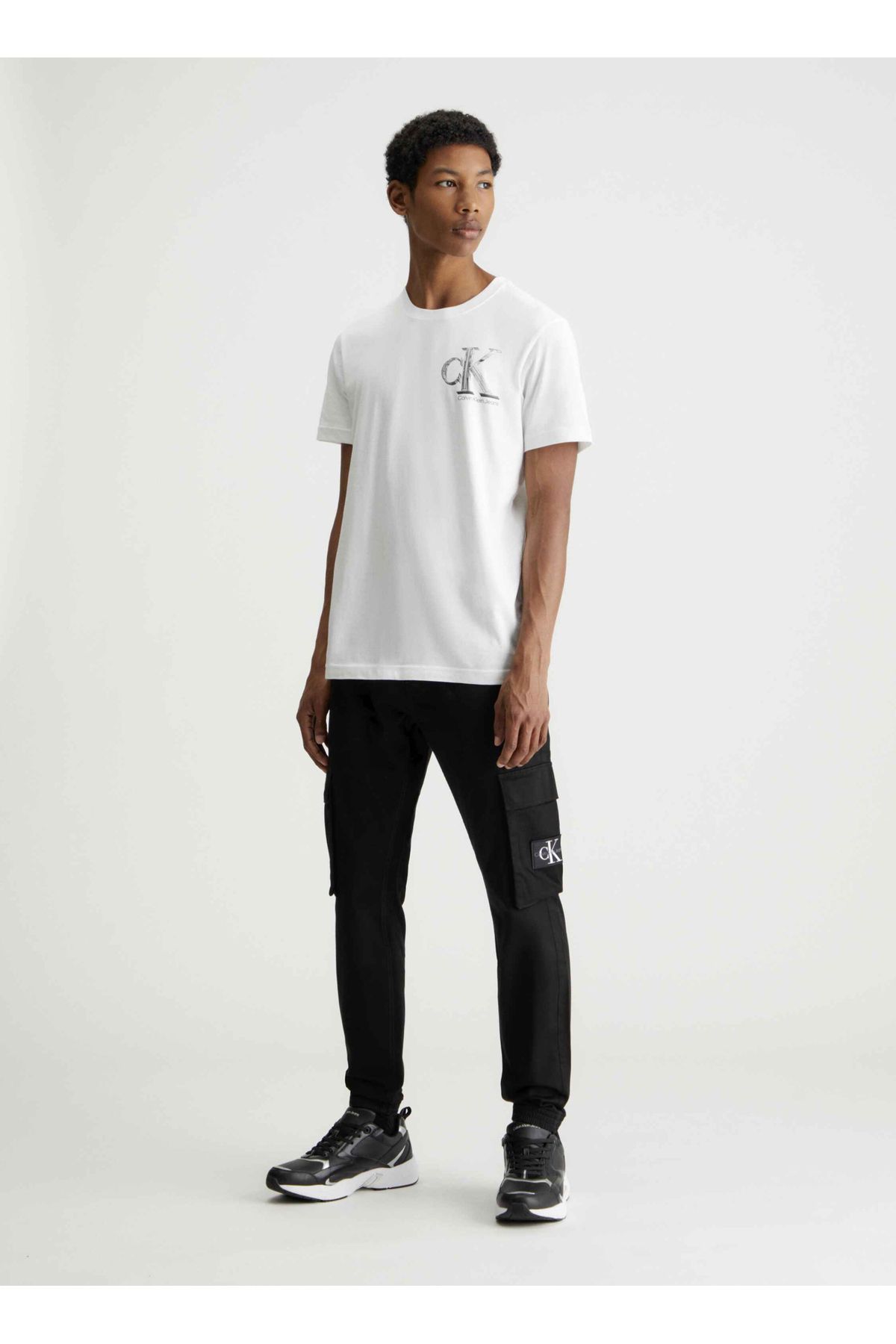 Calvin Klein Jeans Siyah Erkek Kargo Pantolon J30J324696BEH