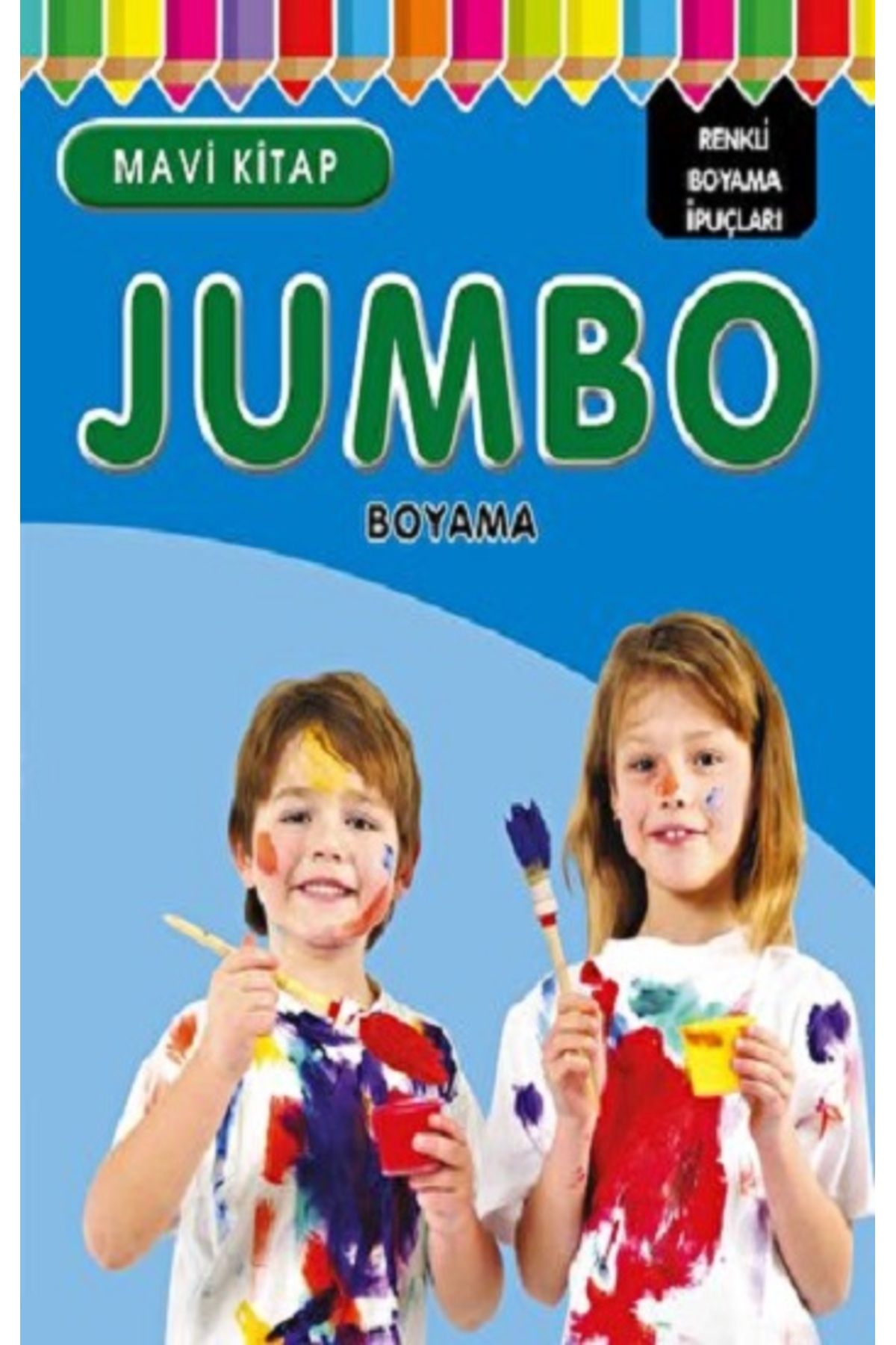 Parıltı Yayınları Jumbo Boyama - Mavi Kitap