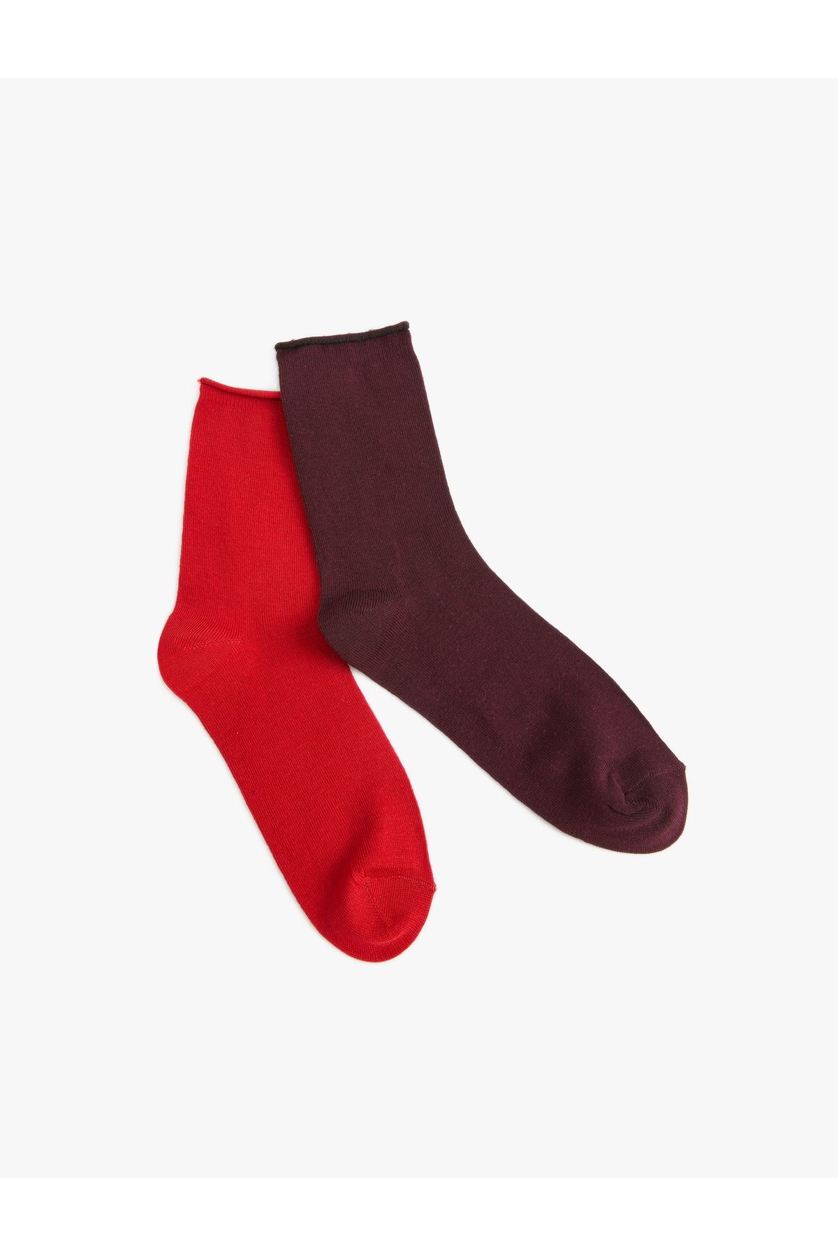 Koton Basic 2'li Soket Çorap Seti Çok Renkli