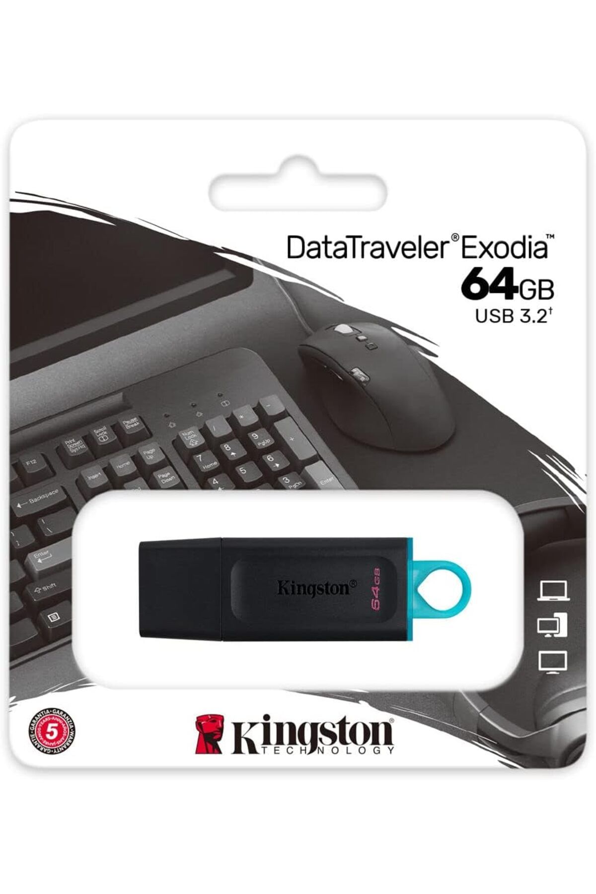 Kingston Exodia 64 GB USB Bellek