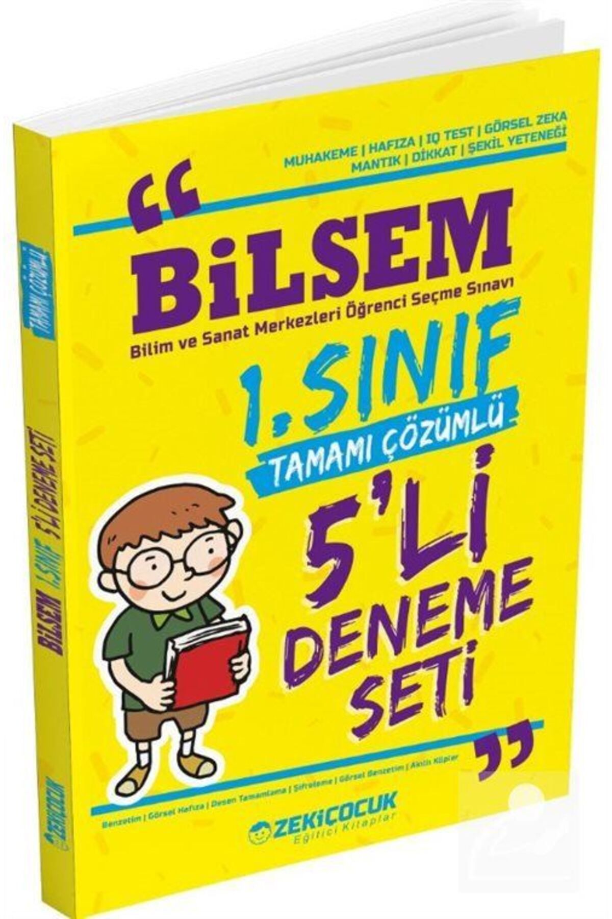 Zeki Çocuk Yayınları 1. Sınıf Bilsem Tamamı Çözümlü 5'li Deneme