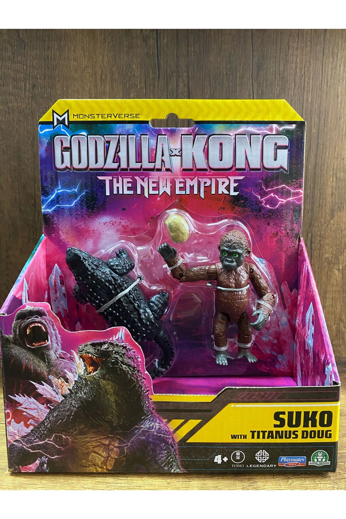 scntoys GODZILLA ve Kong Aksiyon Figür Suko With Titanus Doug  suko tıtanus doug figür