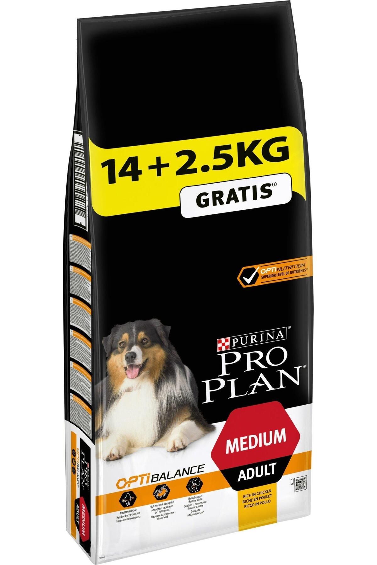Pro Plan Medium Adult Tavuklu Yetişkin Köpek Maması 16,5 kg