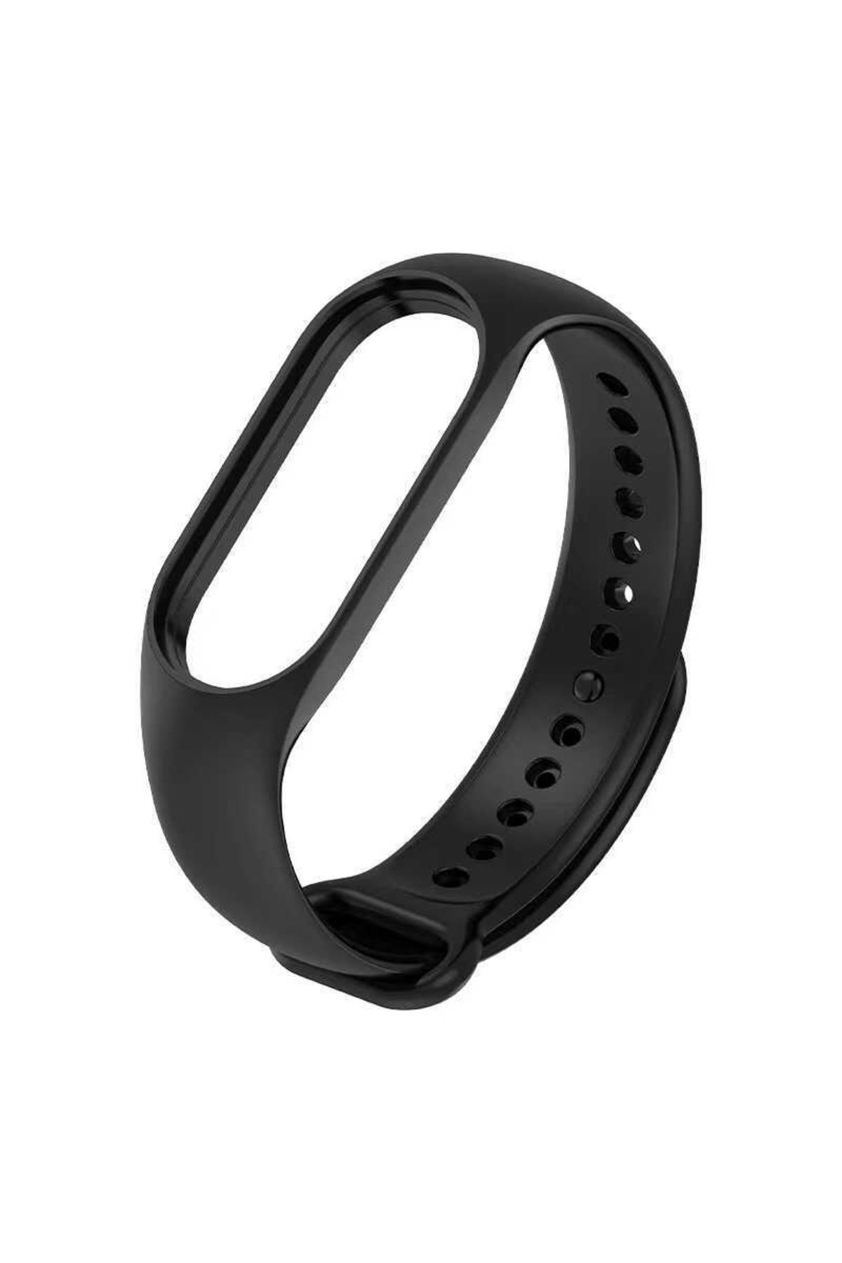 Alstrap Xiaomi Mi Band 5/6/7 Uyumlu Yumuşak Jel Spor Silikon Kordon