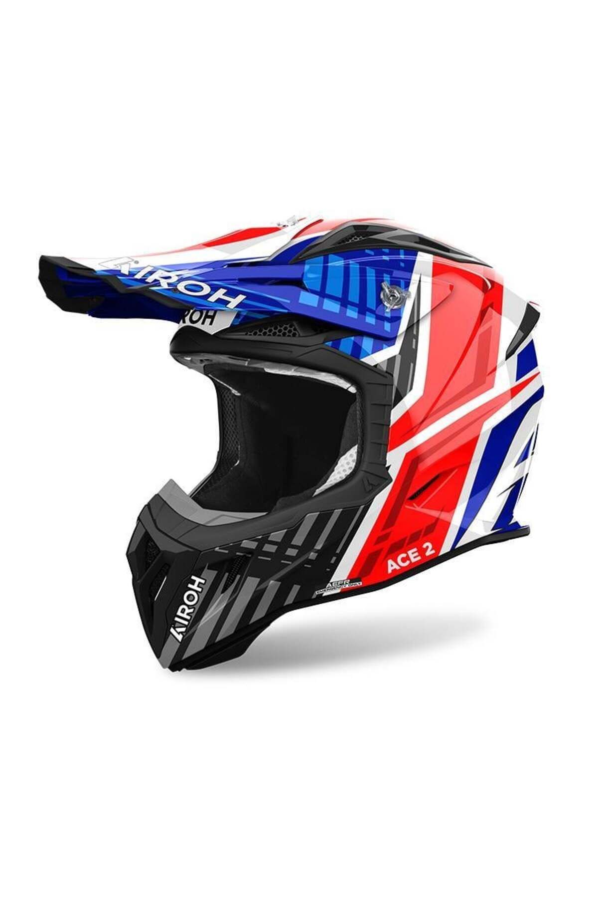Airoh AVIATOR ACE 2 PROUD BLUE RED GLOSS KASK