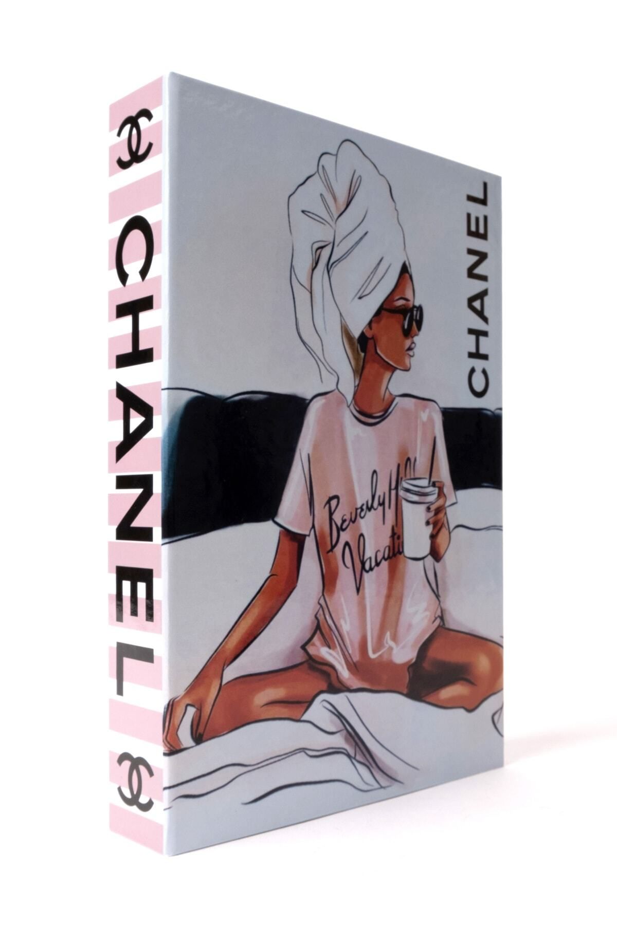 MagicHomeDecor Chanel M Boy Dekoratif Kitap Kutusu