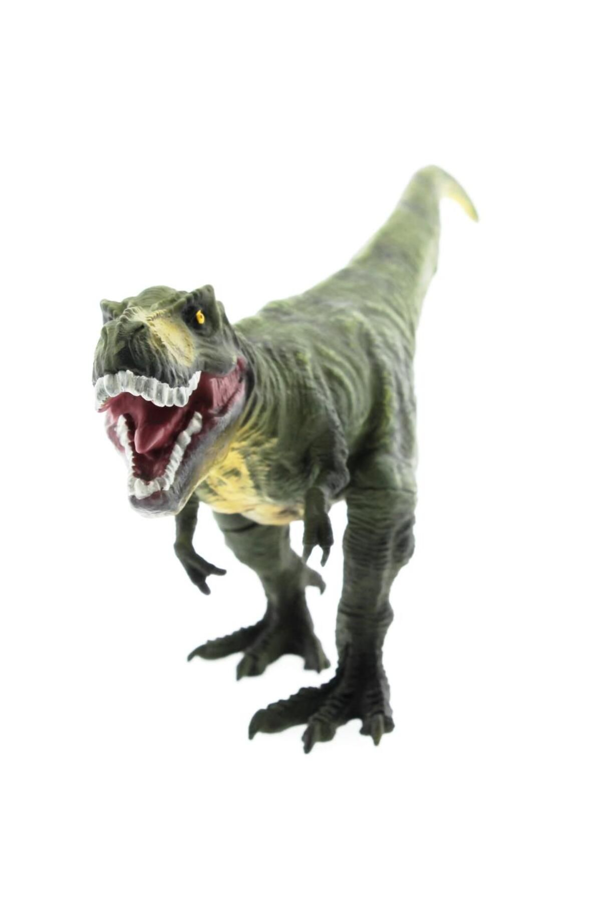 Mega Yumuşak Plastik 31 cm Dinozor Figür - Yeşil T-rex