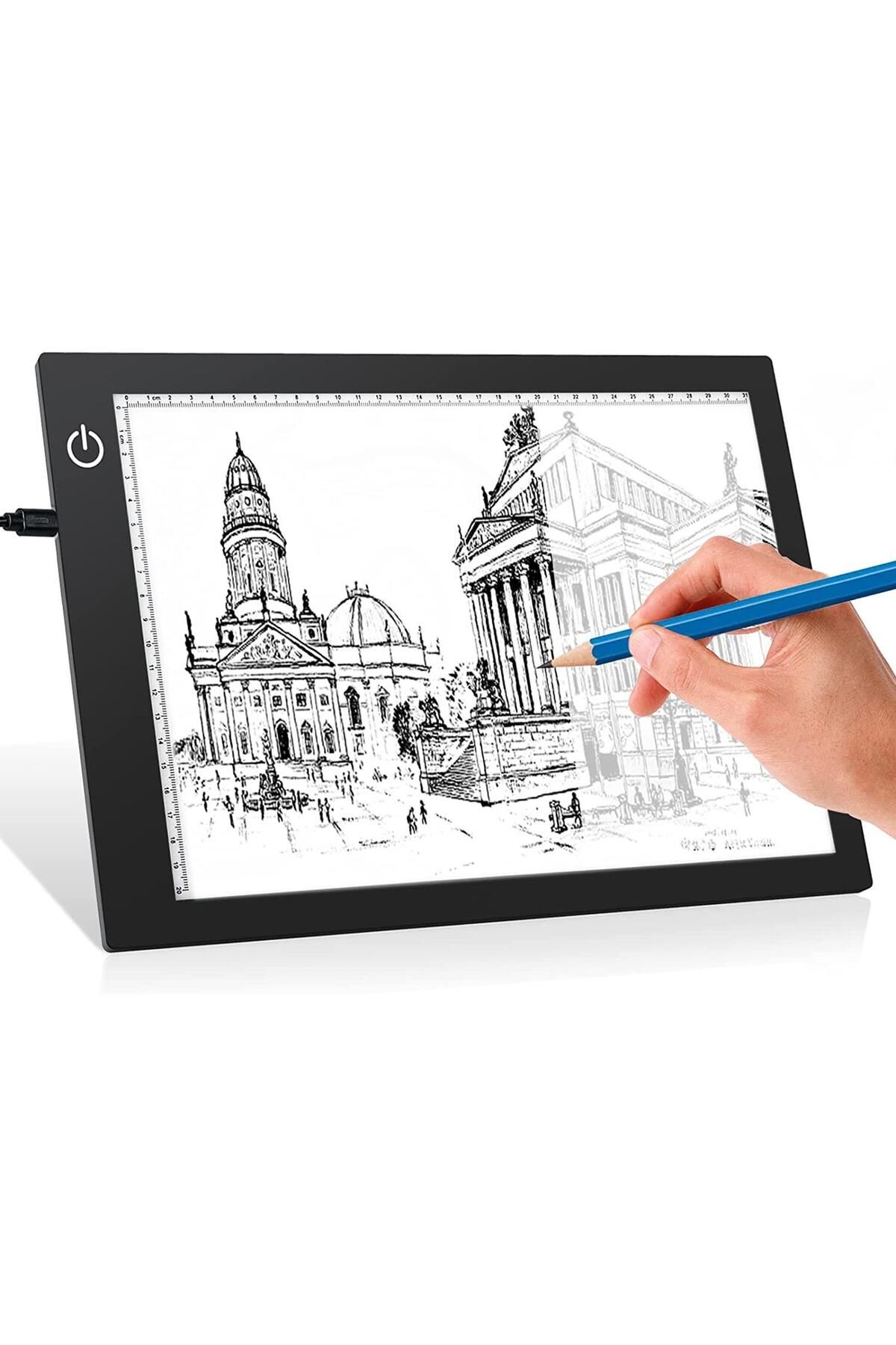 valkyrie Led Işıklı A4 Boy Çizim Kopyalama Eskiz Çizim Ultra Ince Animasyon Portre Çizim Tableti