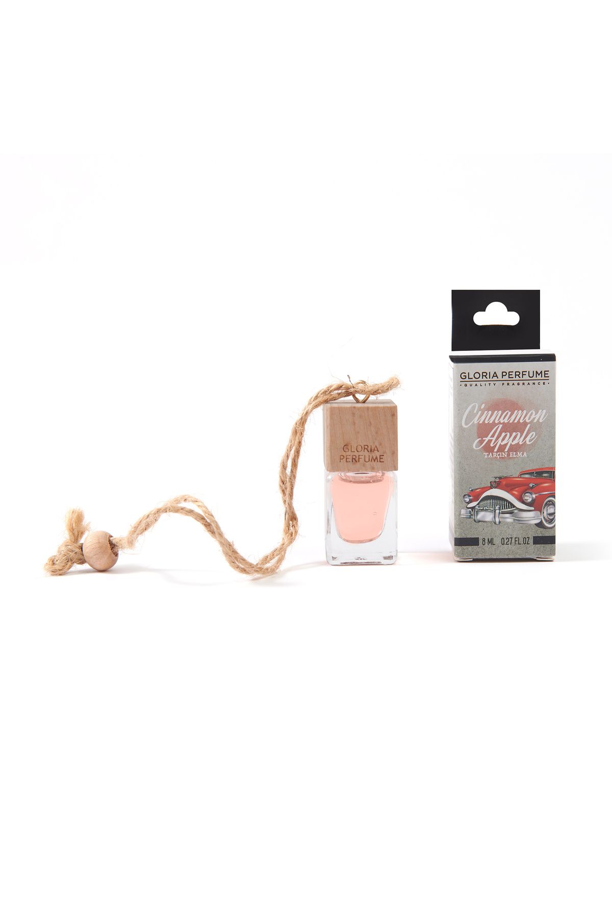 Gloria Perfume Cinnamon Apple Araba Kokusu - Kırmızı - 8 ml