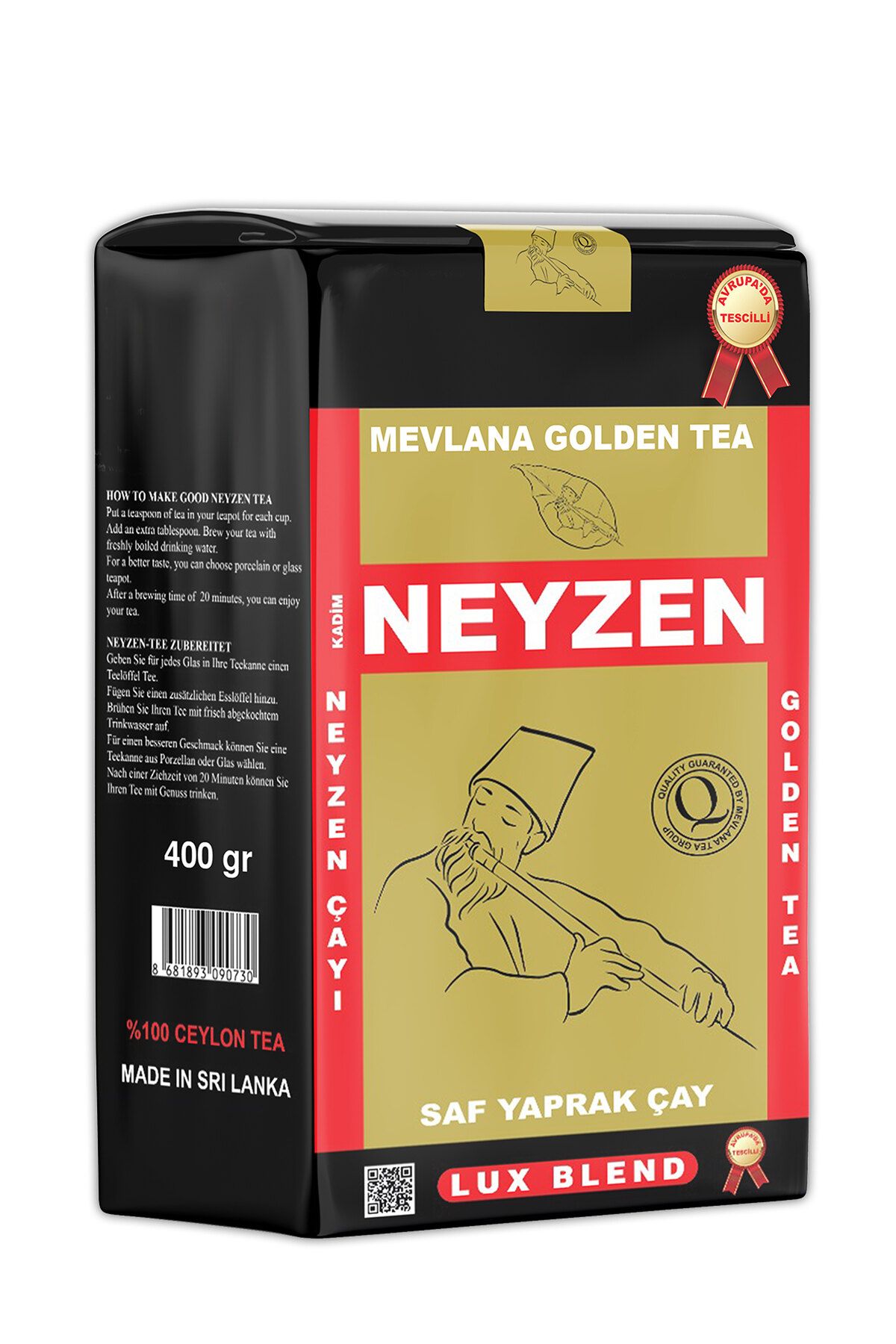 Mevlana Çay Neyzen Çayı Golden Tea