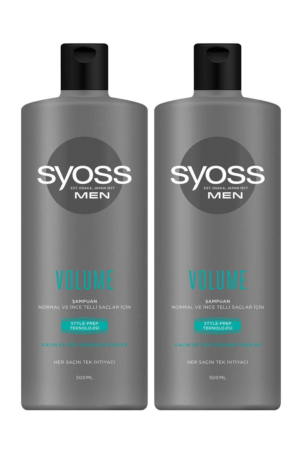 Syoss Men Volume Kalın Ve Gür Görünümlü Saçlar Şampuan 500 ml X 2 Adet