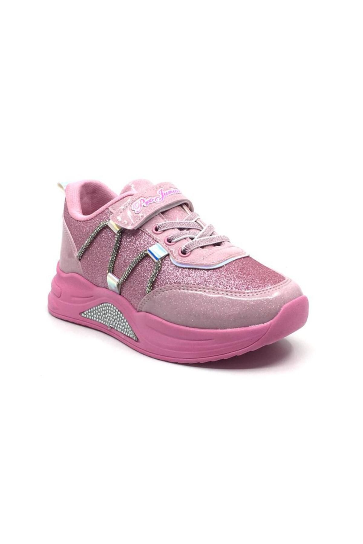 Taşpınar Ayakkabı Projunior Yeni Sezon Kız Çocuk Günlük Yazlık Simli Spor Ayakkabı 22-35