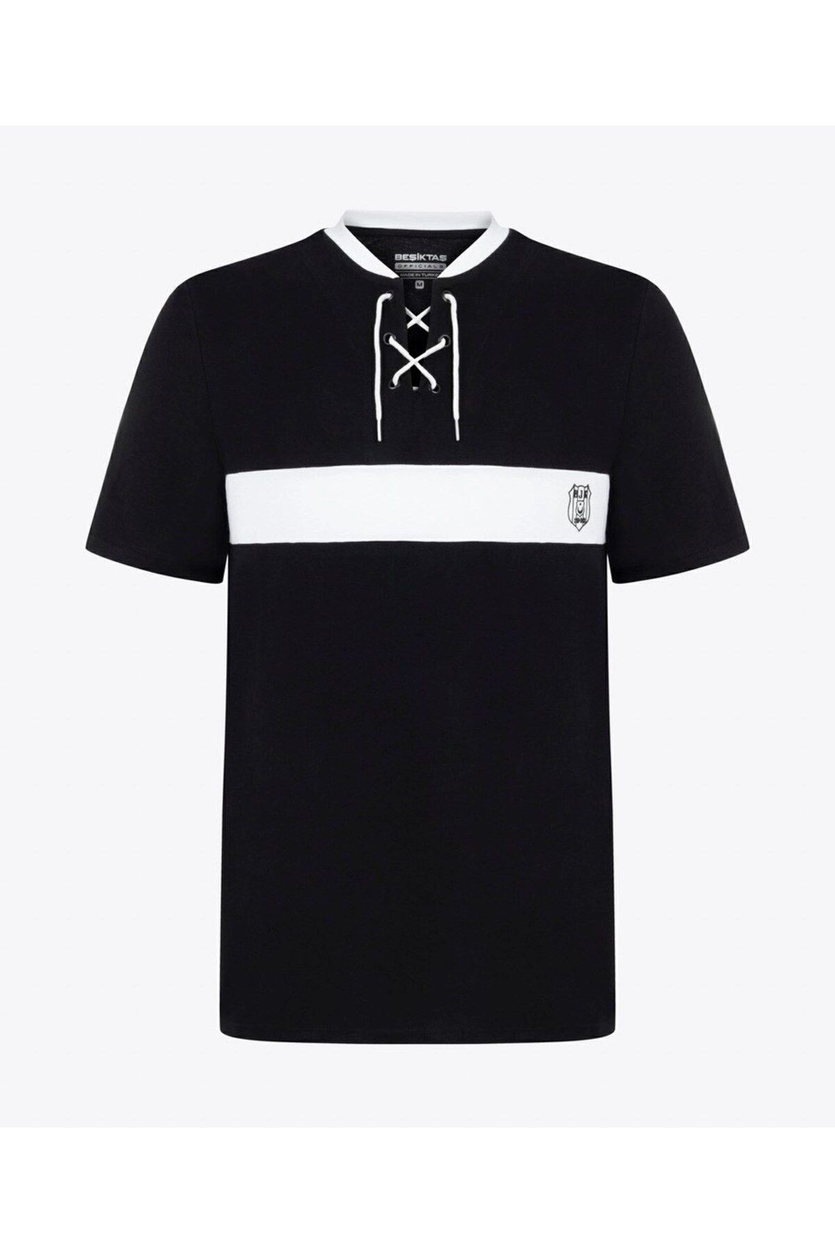 Beşiktaş Lisanslı  Armalı Siyah T-Shirt