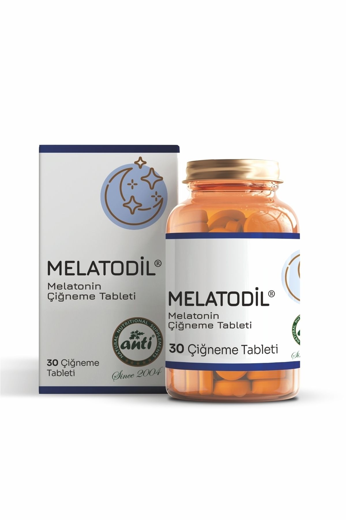anti Melatodil Melatonin 30 Çiğneme Tableti