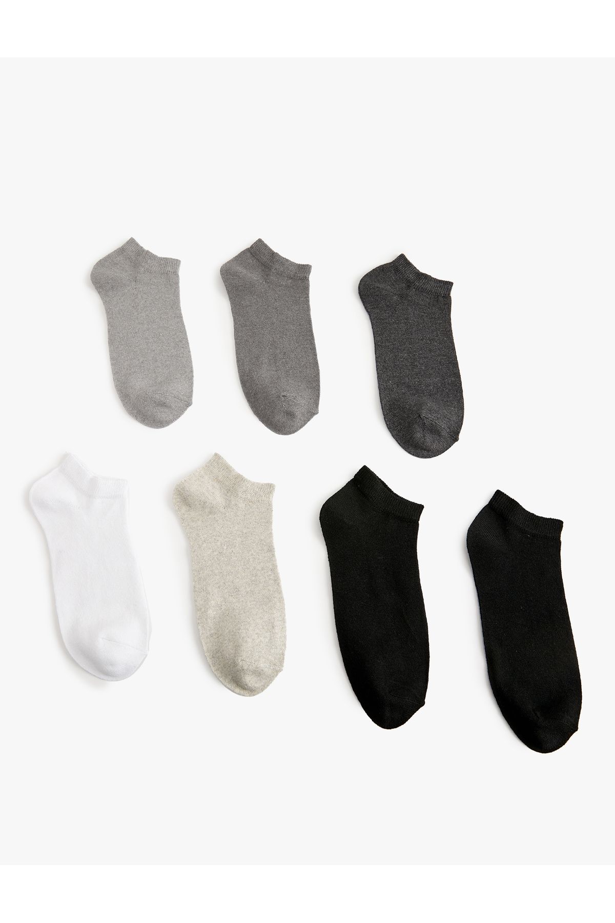 Koton Basic 7'li Patik Çorap Seti Çok Renkli