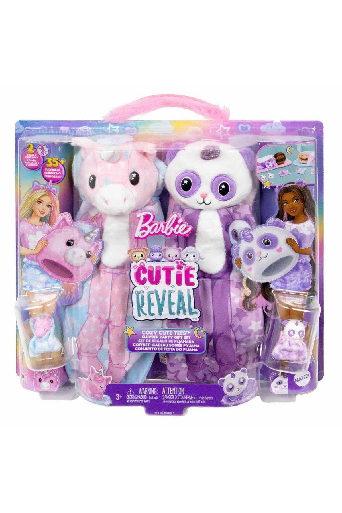 Barbie Cutie Reveal Pijama Partisi Oyun Seti