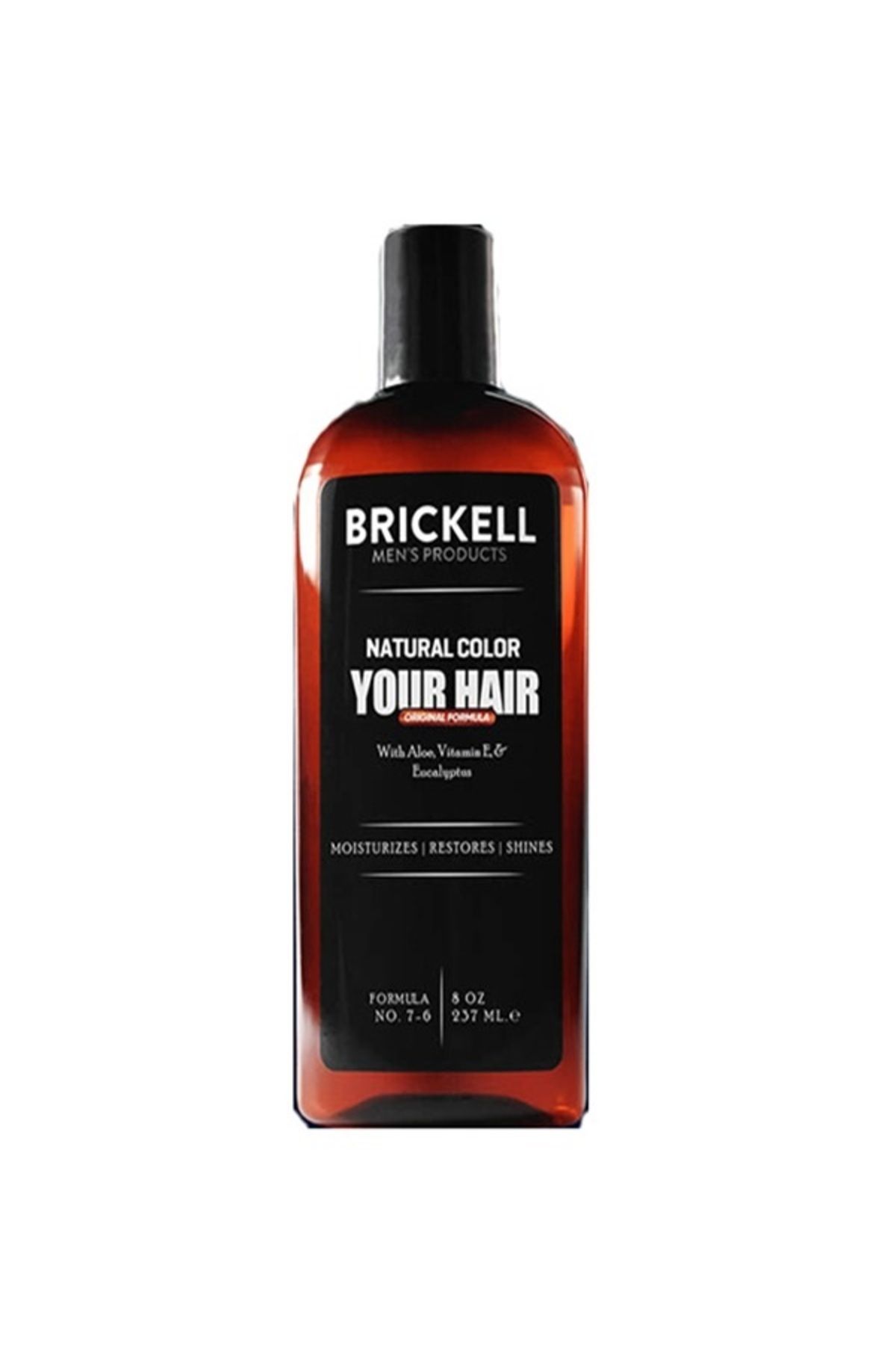 Eurorganiq Brickell Erkeklere Özel Saç, Sakal Beyazlık Giderci ve Renklendirci Şampuan 237 ml For Men