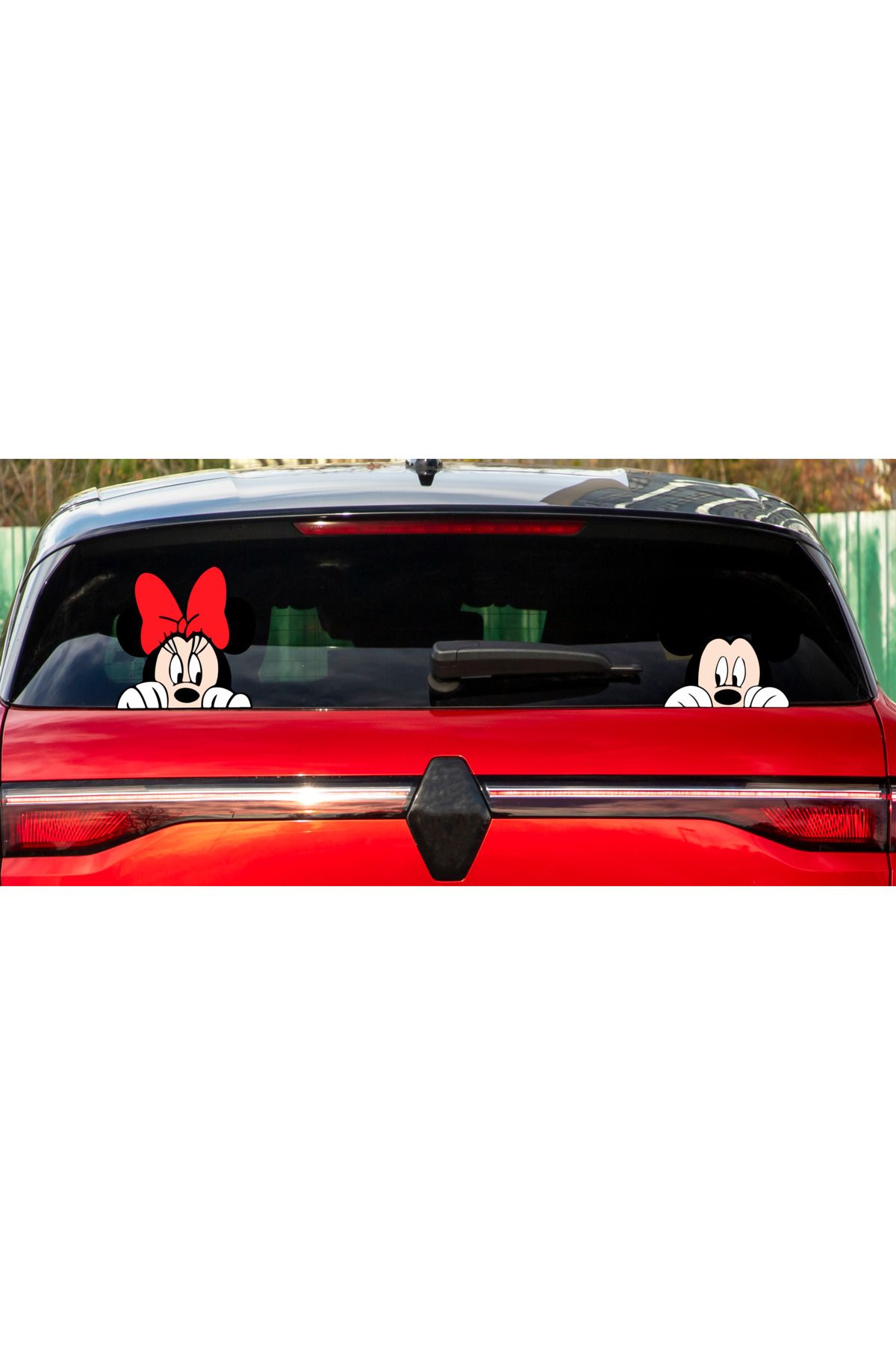 Ayza Tasarım Mickey Mouse Araba Stickeri Oto aksesuar