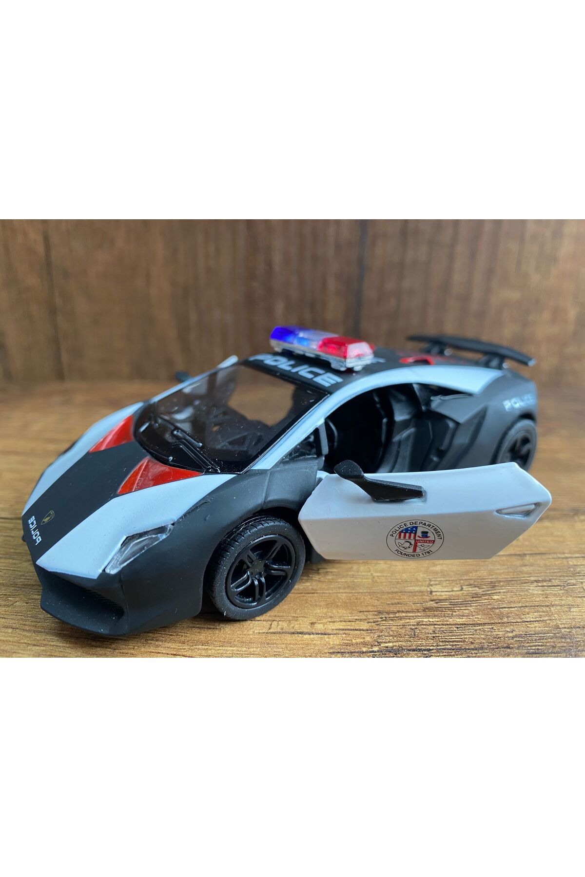 scntoys Lamborghini Sesto Elemento Çek Bırak Diecast Model lamborghini Polis Arabası oyuncak araba