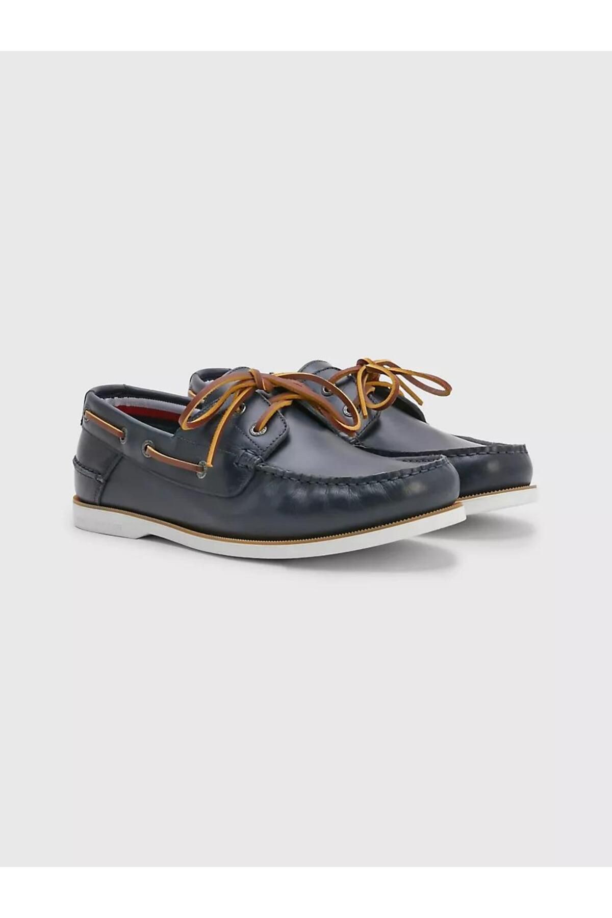 Tommy Hilfiger TH BOAT SHOE CORE LEATHER