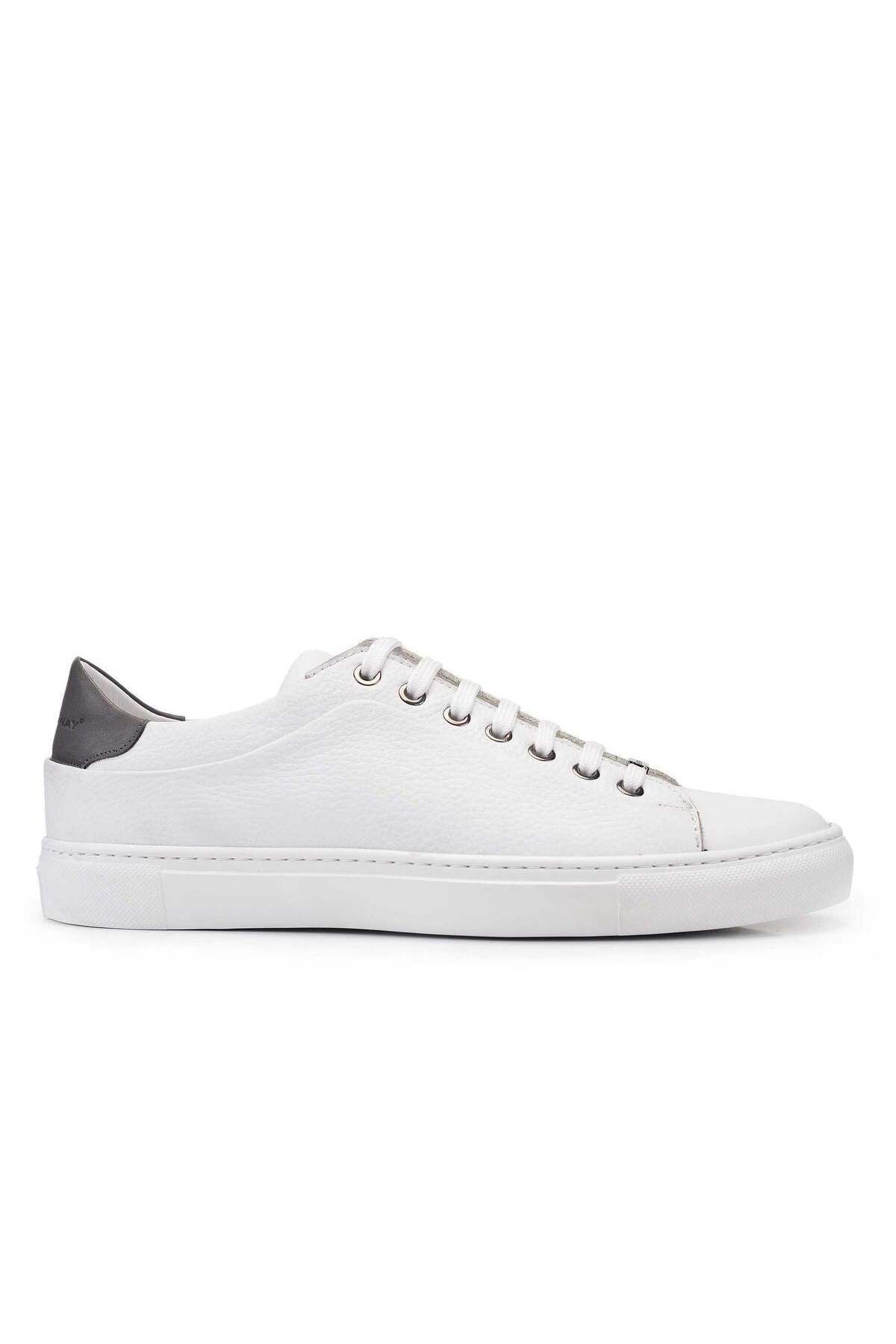 Nevzat Onay Beyaz Gri Sneaker Erkek Ayakkabı -11118-