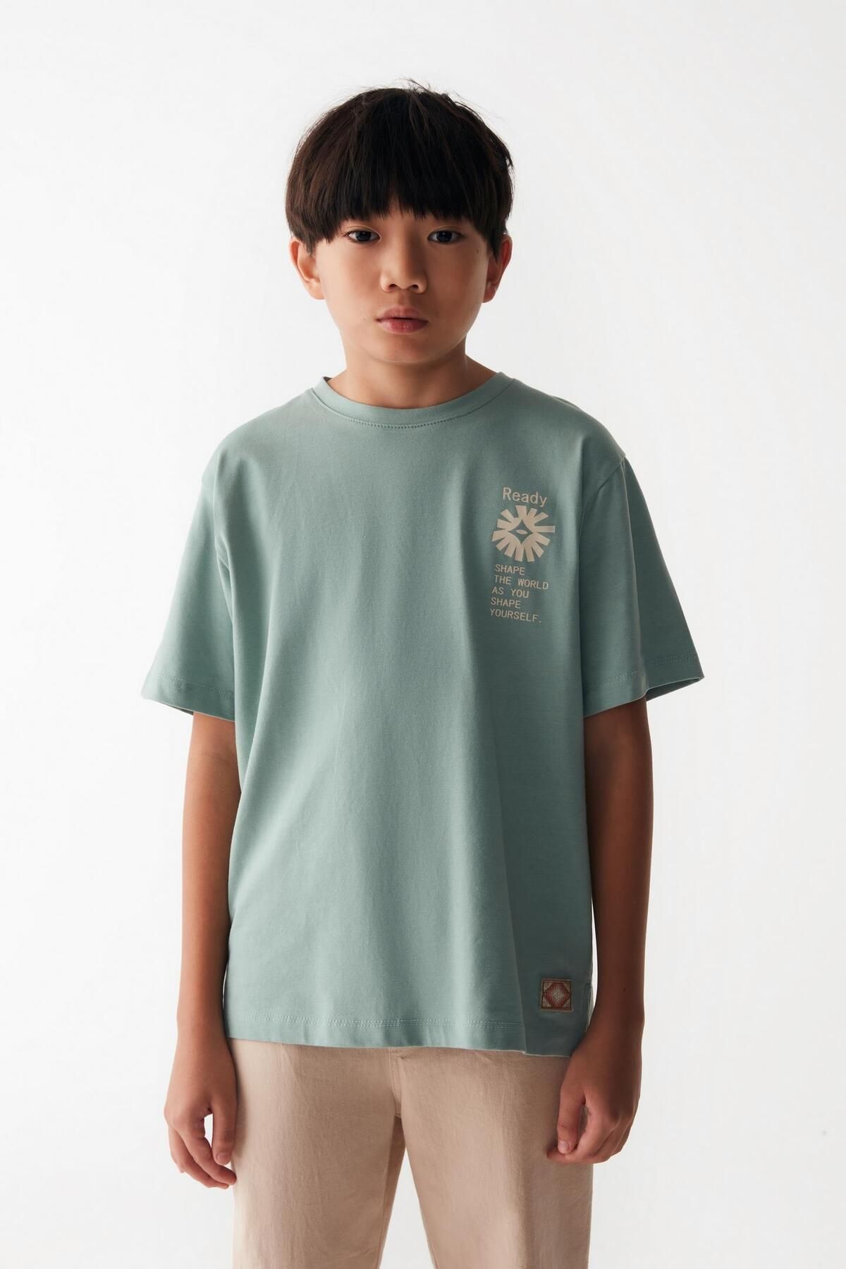 Nk Kids Erkek Çocuk Figür Tshirt 46303