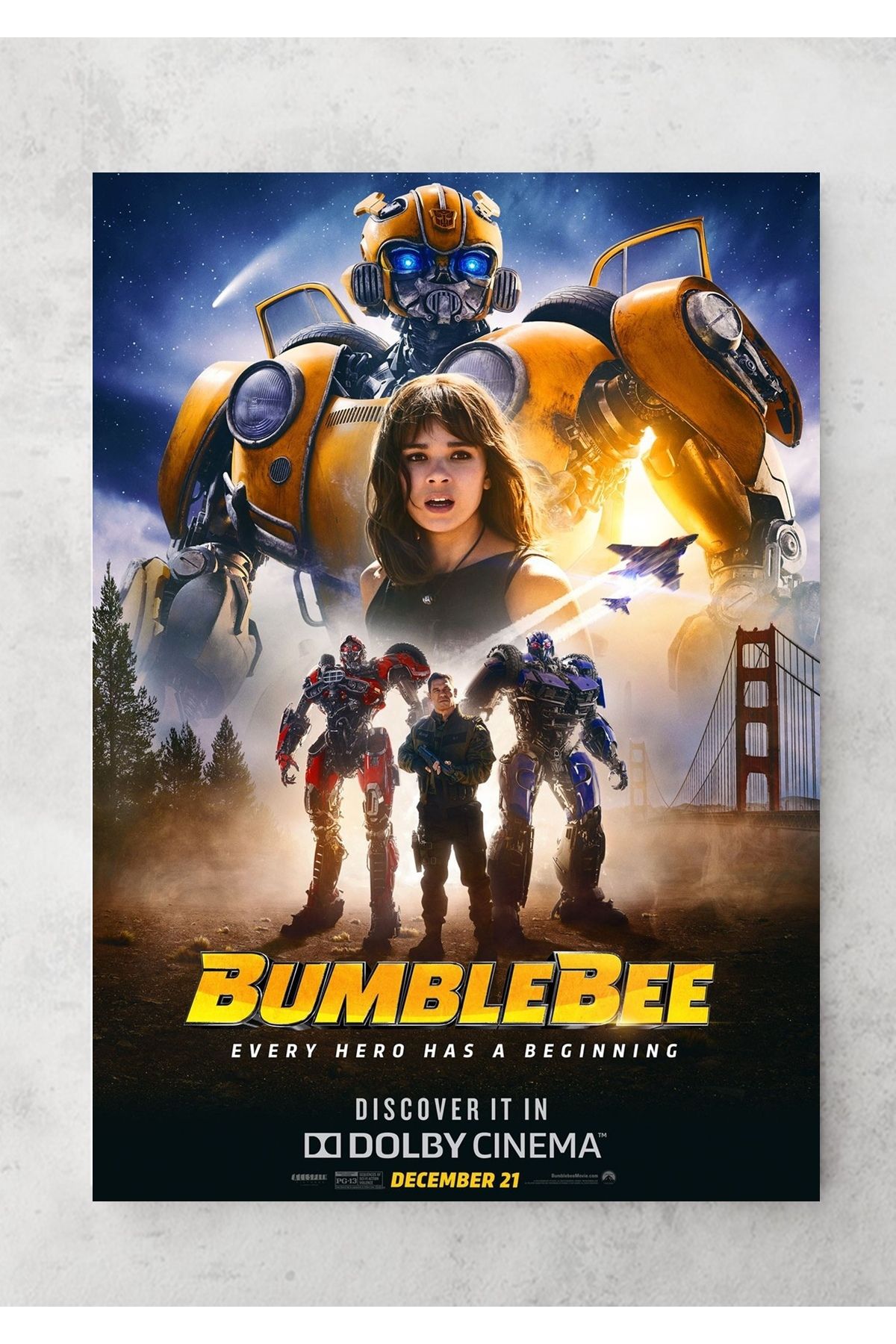 TREND Bumblebee Dizi Film Posteri-Çerçevesiz Parlak Fotoğraf Kağıdı