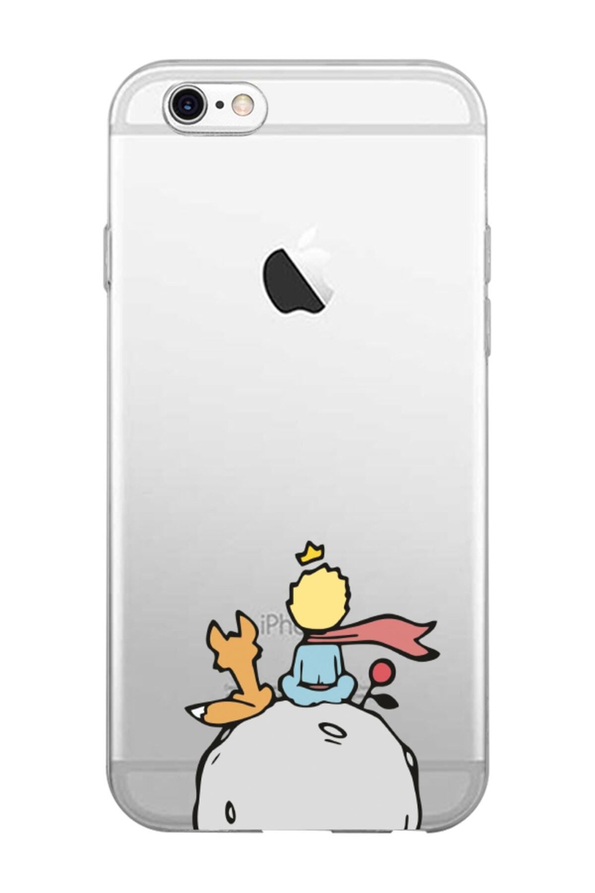 frondcase iPhone 6 Küçük Prens Şeffaf Telefon Kılıfı