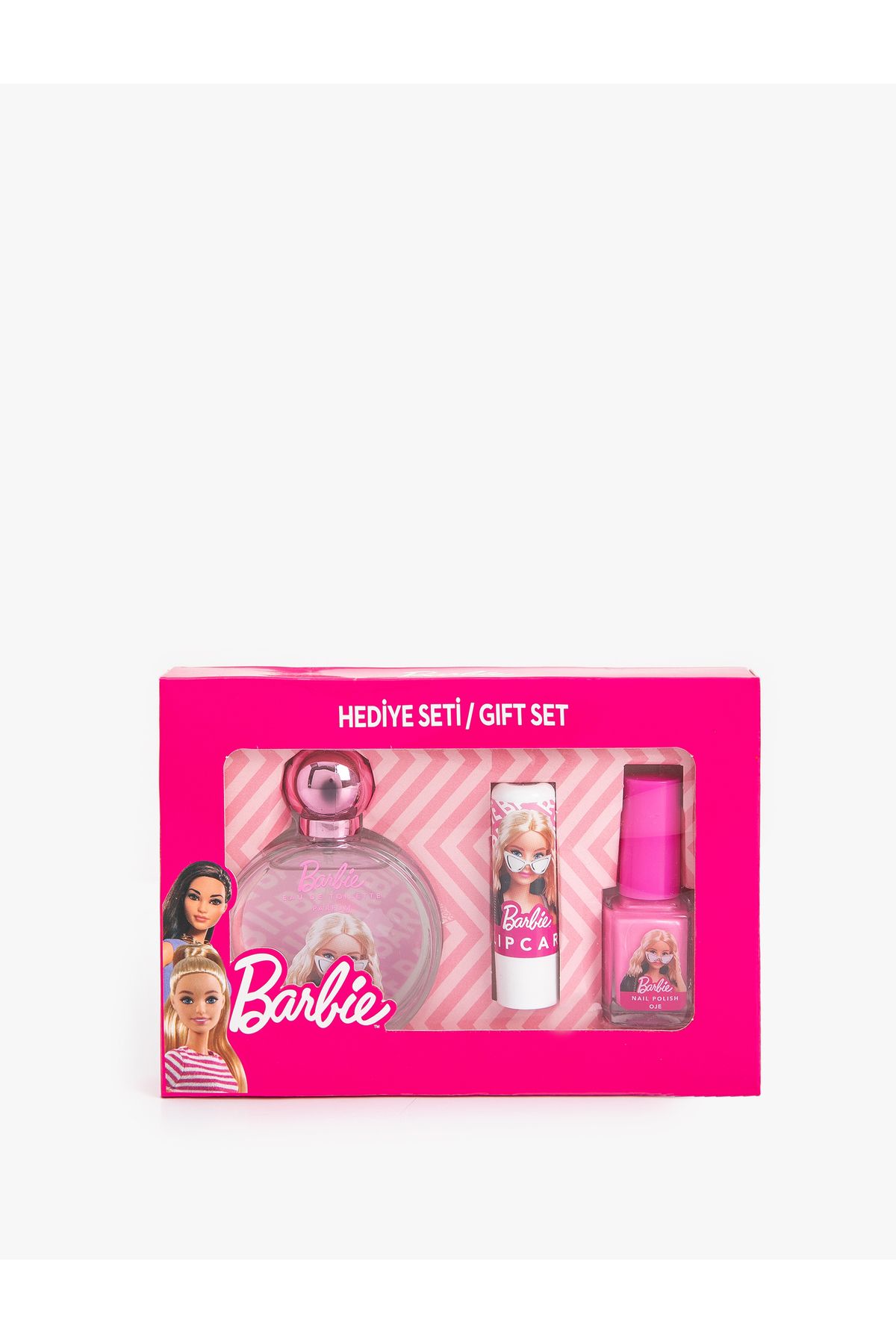 Koton Barbie Seti Parfüm Oje Ve Dudak Nemlendirici 3'lü Lisanslı