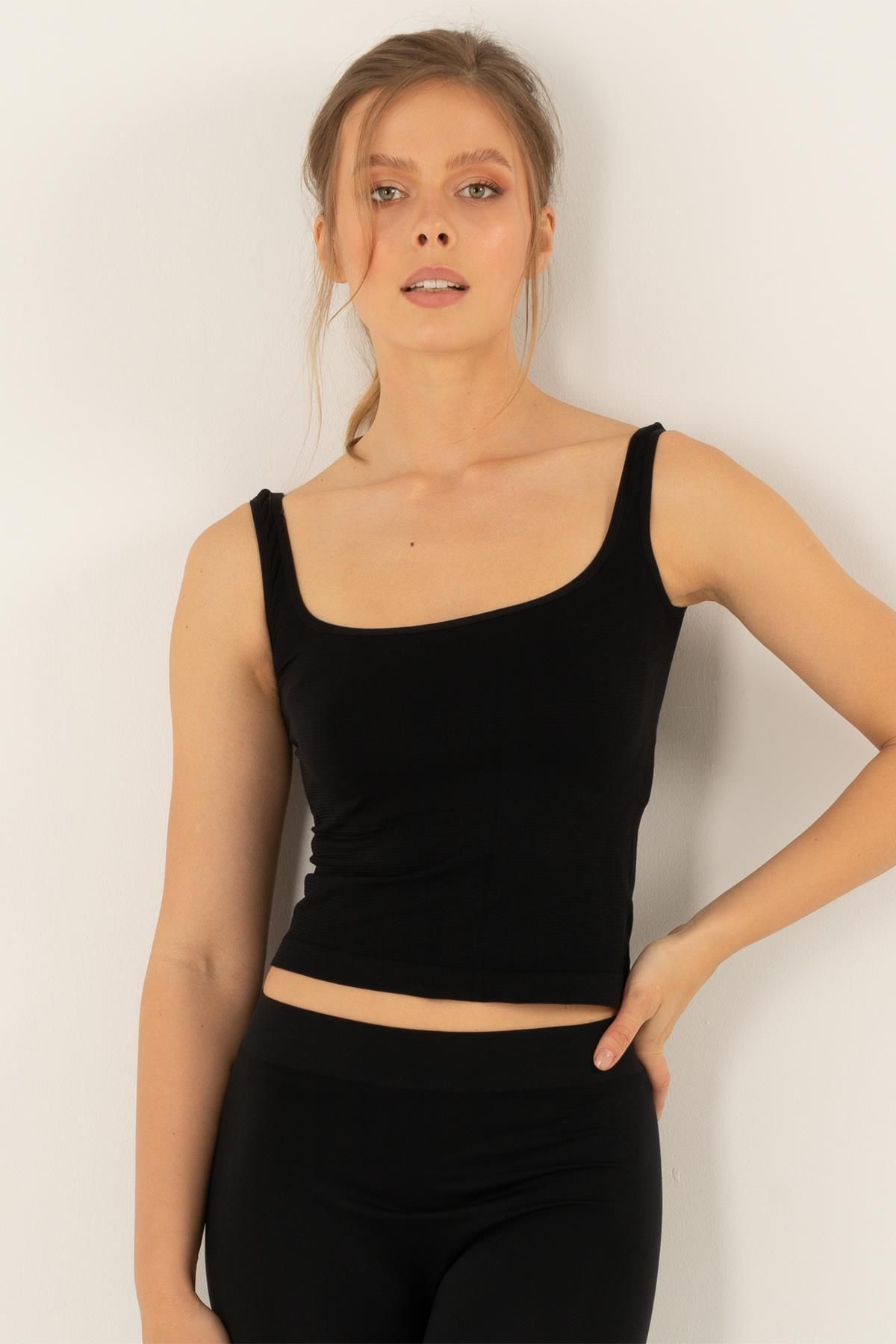 Miorre Seamless Dikişsiz Crop Top Atlet