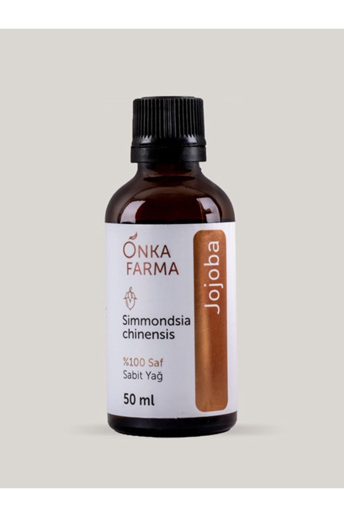 OnkaFarma Onka Farma %100 Saf Jojoba Yağı - Soğuk Sıkım - 50 ml