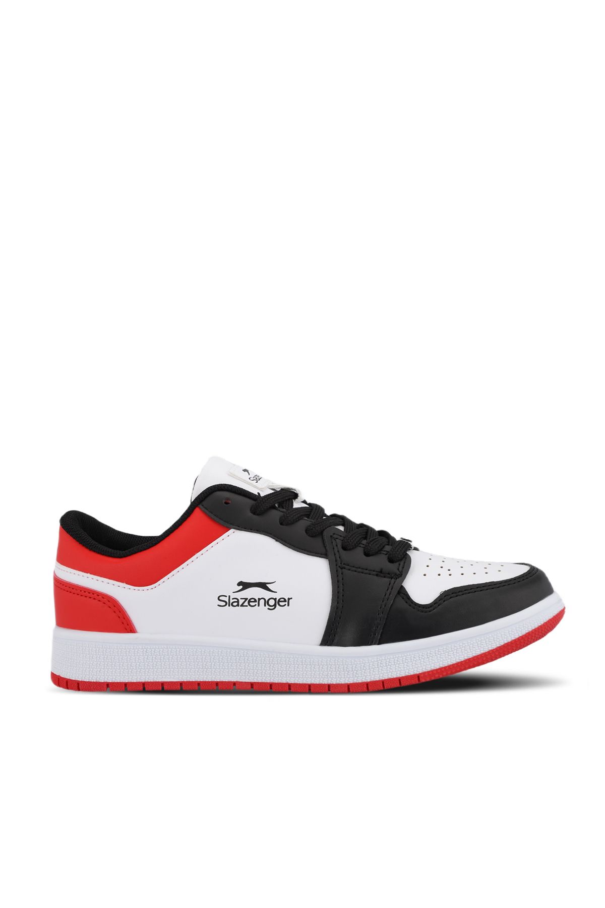 Slazenger PRINCE I Kadın Sneaker Ayakkabı Beyaz / Siyah / Kırmızı