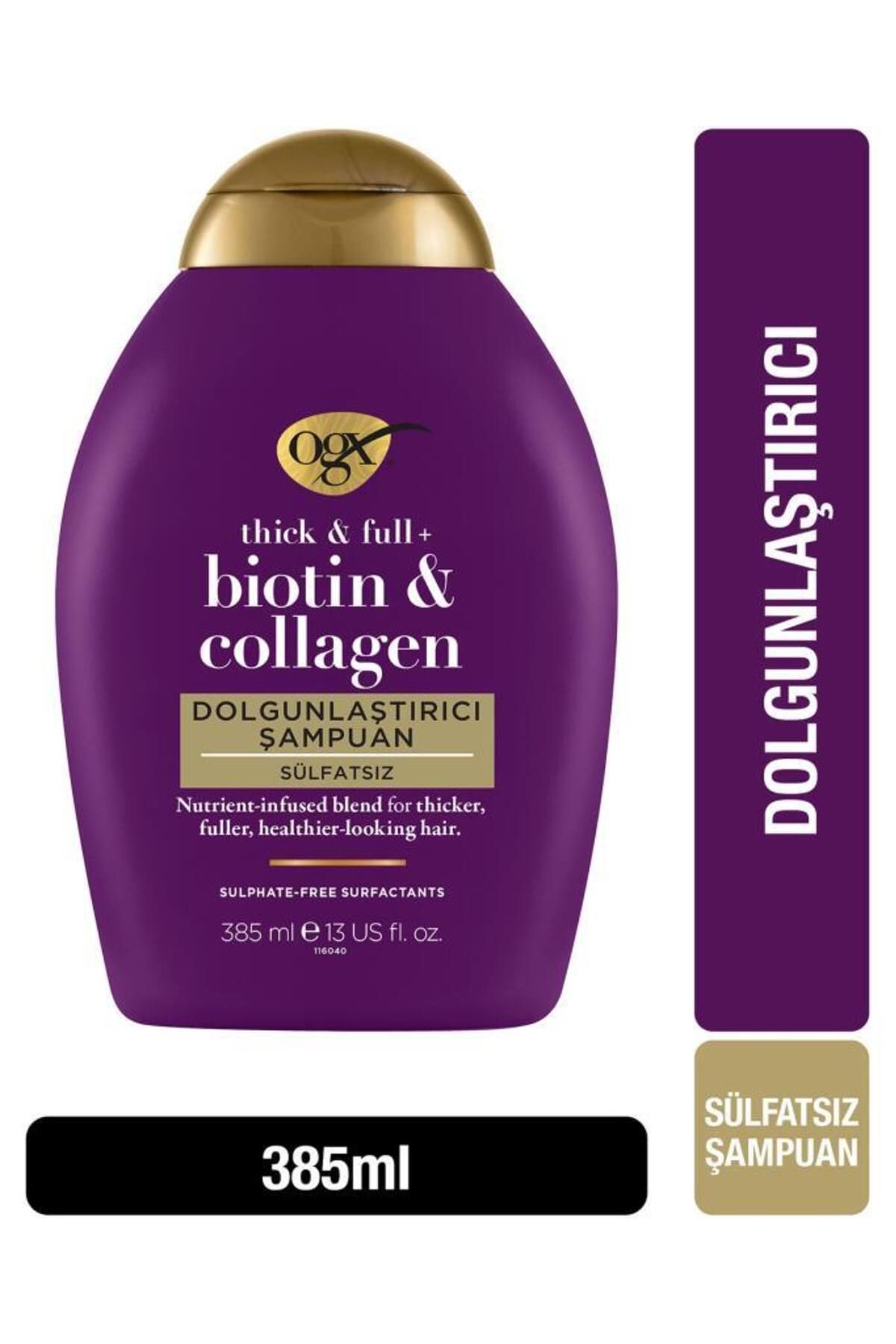 OGX Dolgunlaştırıcı Biotin & Collagen Şampuan 385 ml