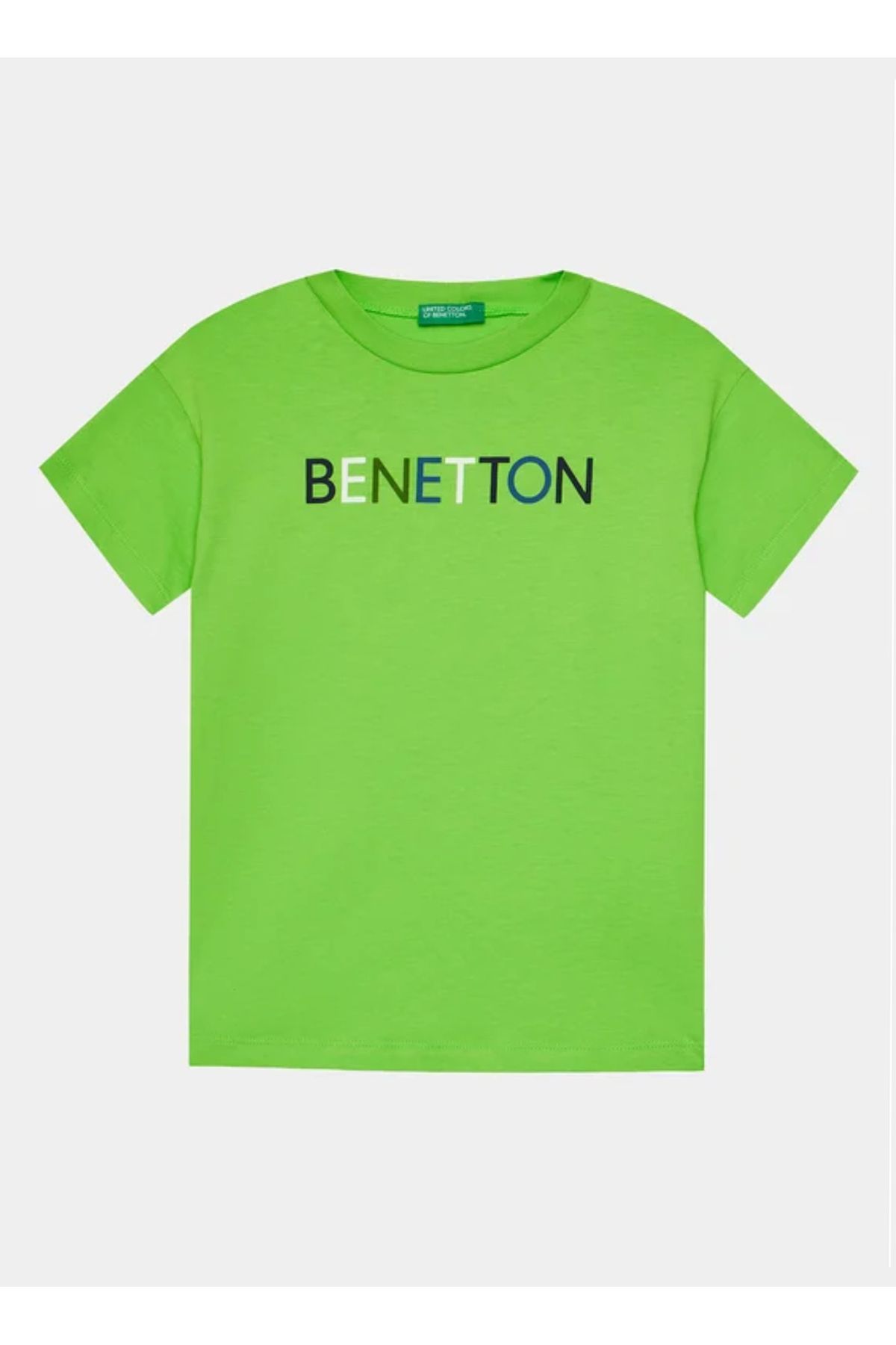 Benetton Yeşil Erkek Çocuk T-Shirt 3I1XC10H3