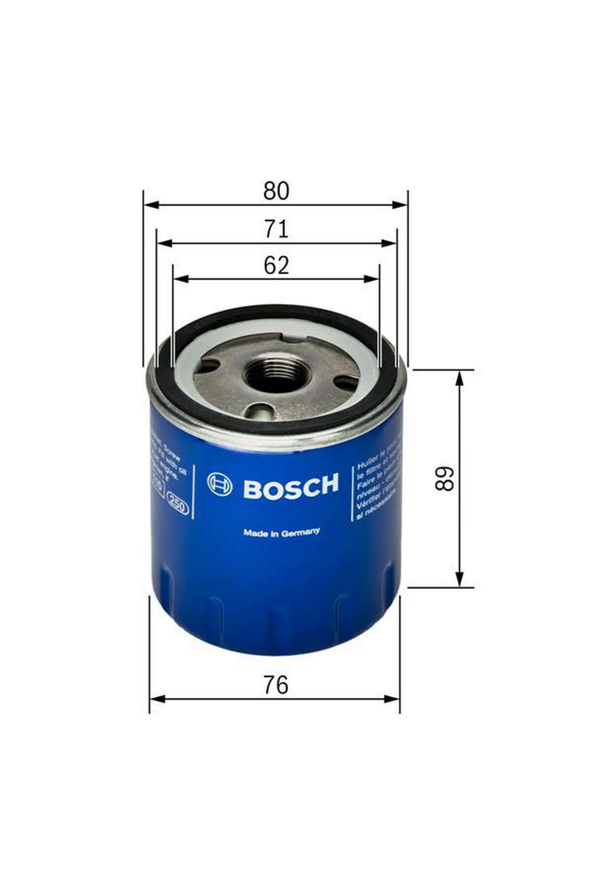 Bosch YAĞ FİLTRESİ (CITROEN BERLINGO) 111067