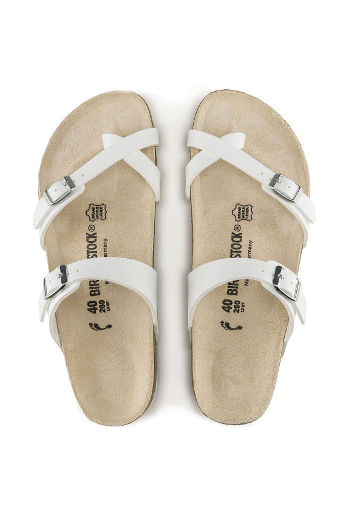 Birkenstock Kadın Beyaz Kadın Terlik/sandalet 071051-beyaz